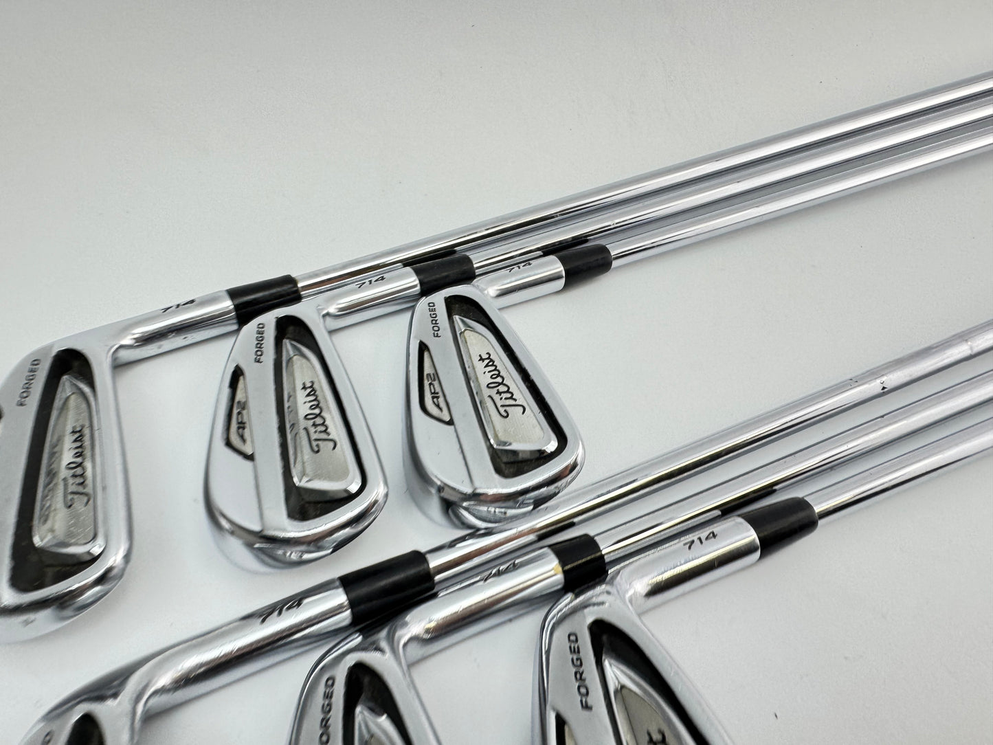 Titleist AP2 714 Irons 5-PW Forged Project X 6.0 Stiff Steel +1/2” /Right /26013