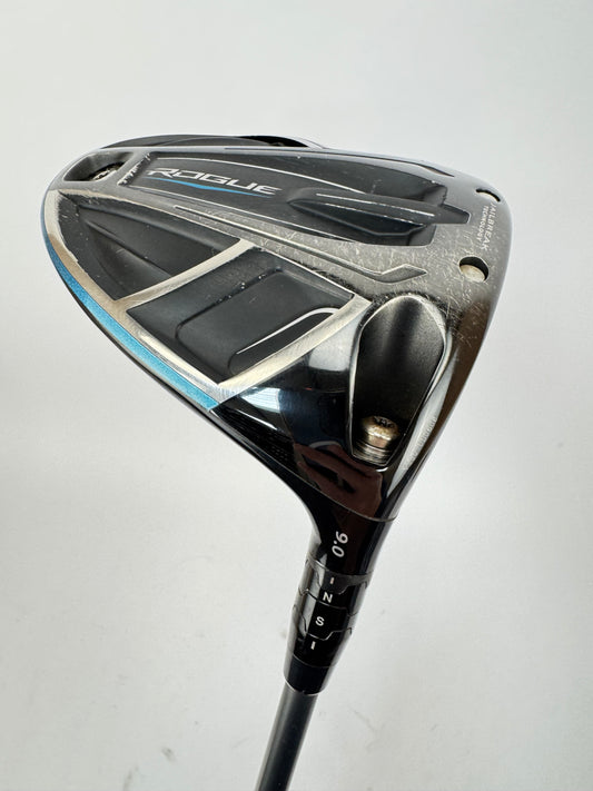 Callaway Rogue Driver 9* Hzrdus Smoke 6.0 Stiff Graphite /Right Handed /33992