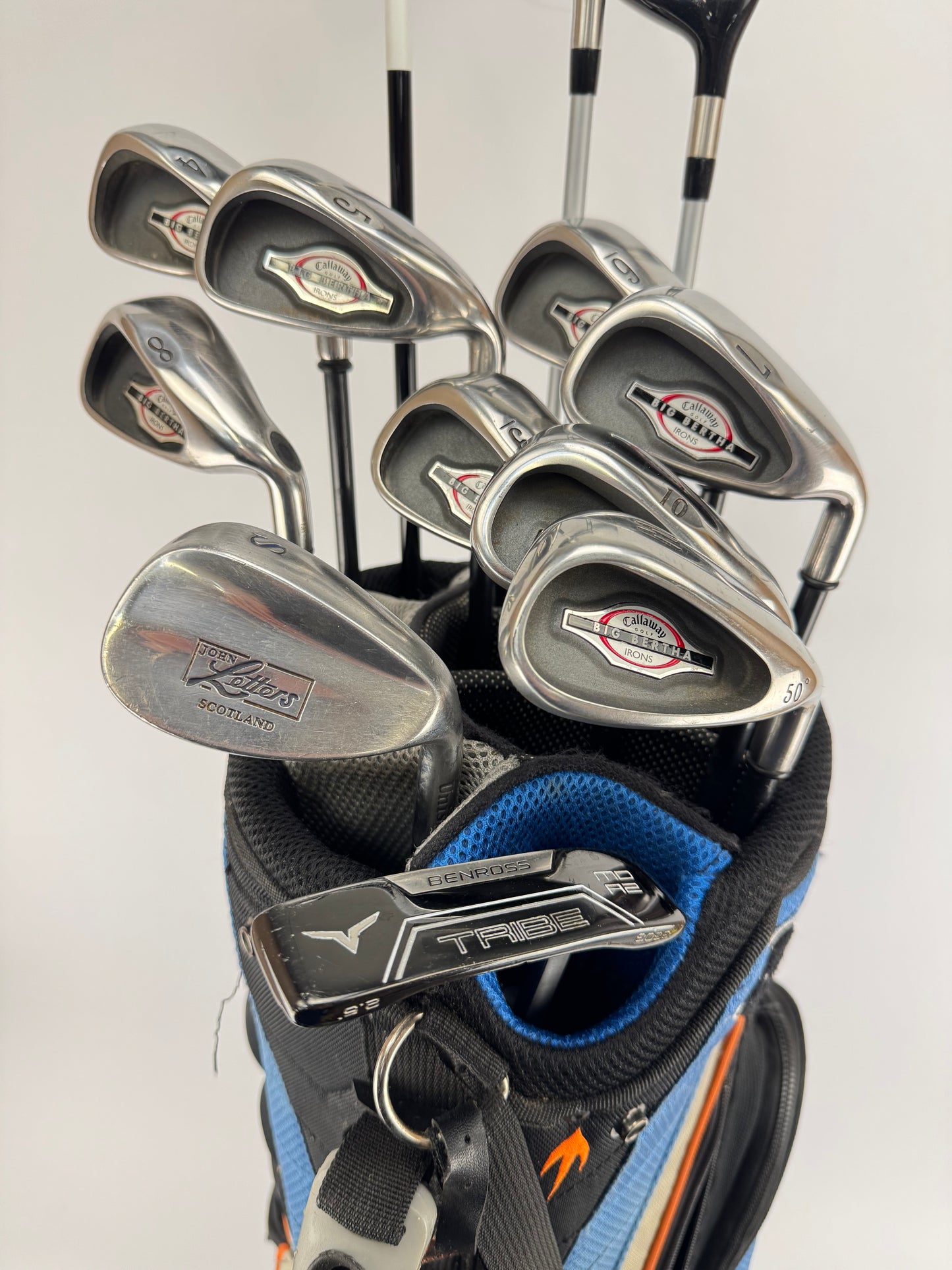 Callaway Golf Package Set 13 Clubs Regular Graphite /New Grips/Stand Bag /33129