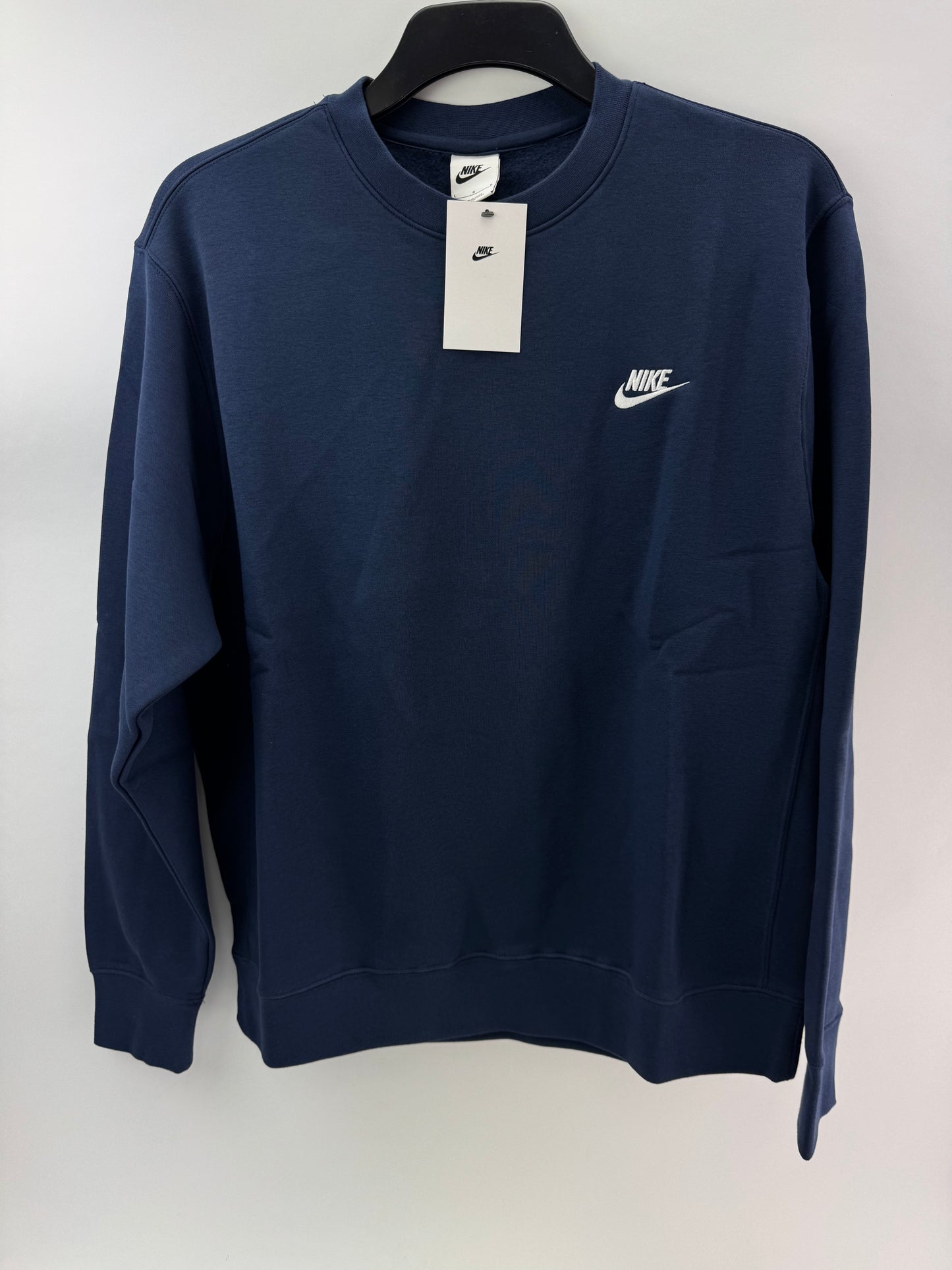 Nike Golf Club Crew Pullover Fleece Jumper UK Large /Navy /New /24964