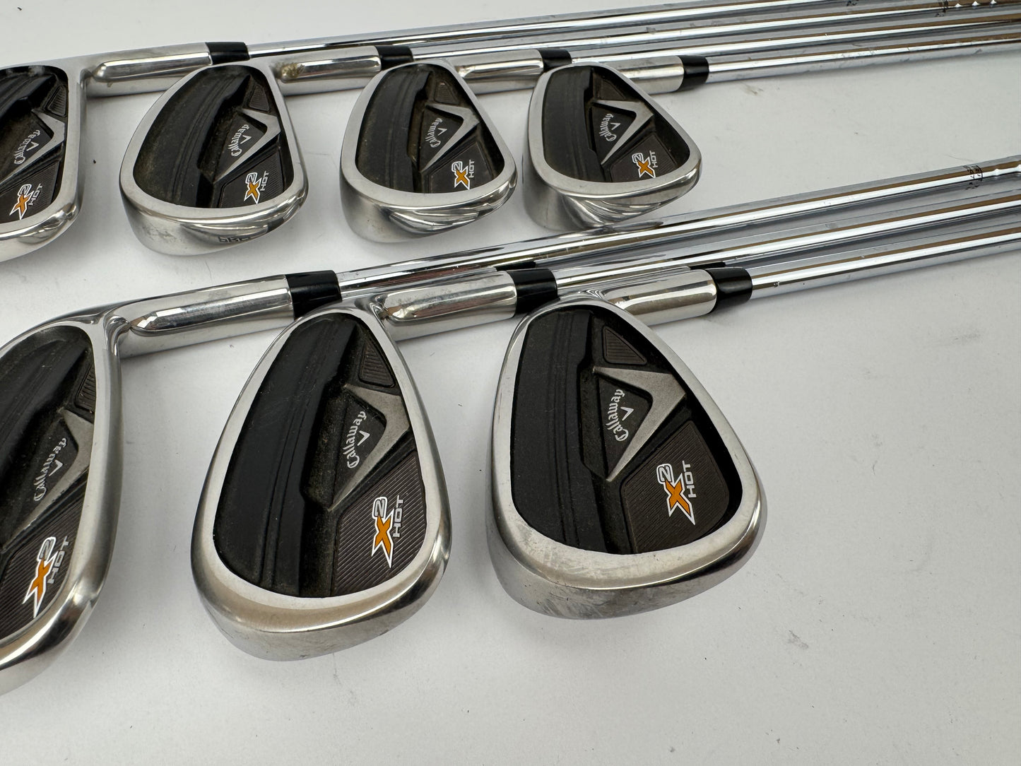 Callaway X2 Hot Pro Irons 4-PW XP95 R300 Regular Steel Shafts /New Grips /33929