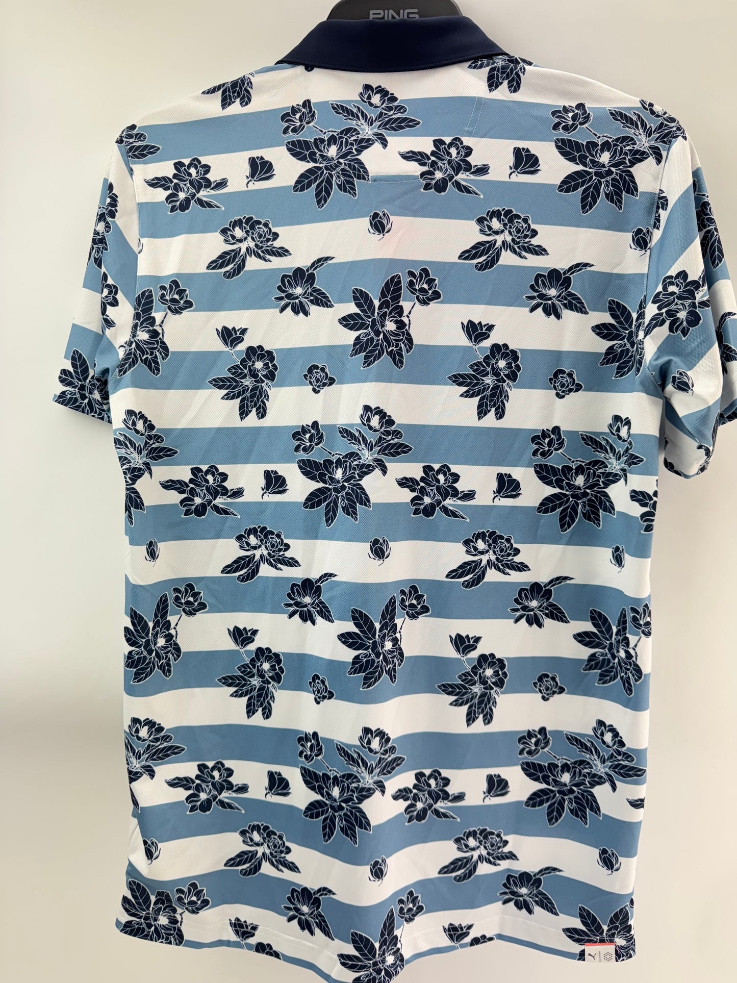 Puma Golf Polo Pique Garden Men’s Size UK Medium /Blue/Navy /New /22318