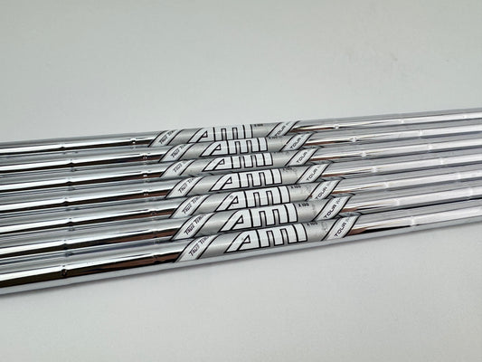 AMT Tour White Iron Shaft Set (7) X100 X Flex Steel 0.355 Tapered /27198