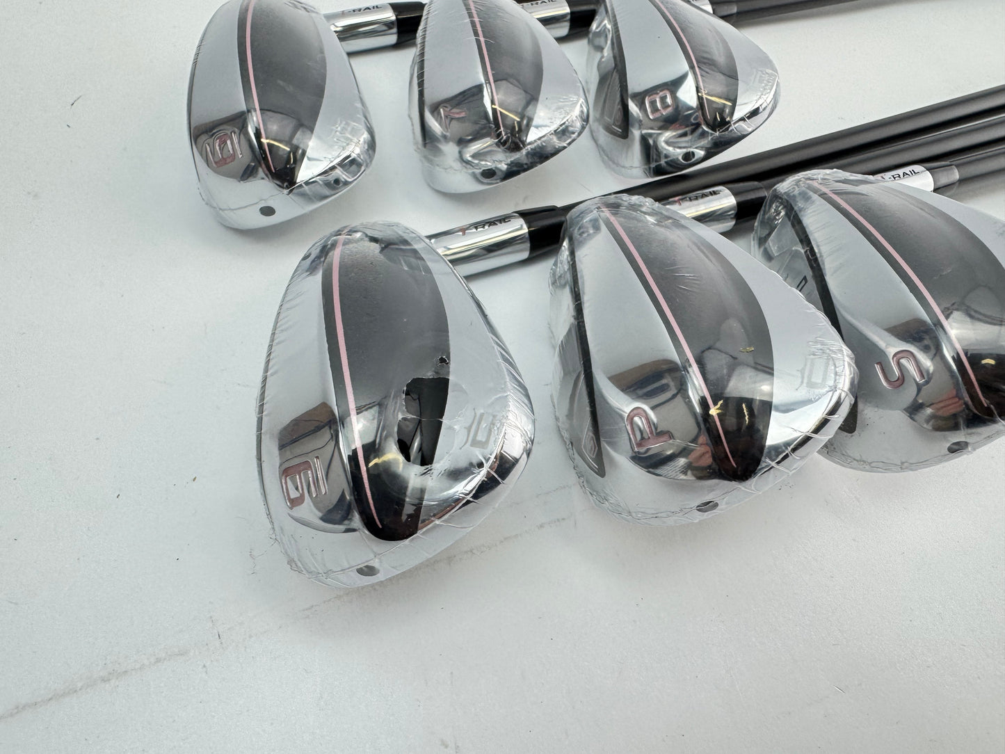 Cobra T Rail Ladies Irons 6-SW KBS PGI 55 Ladies Graphite /Right /New /30237