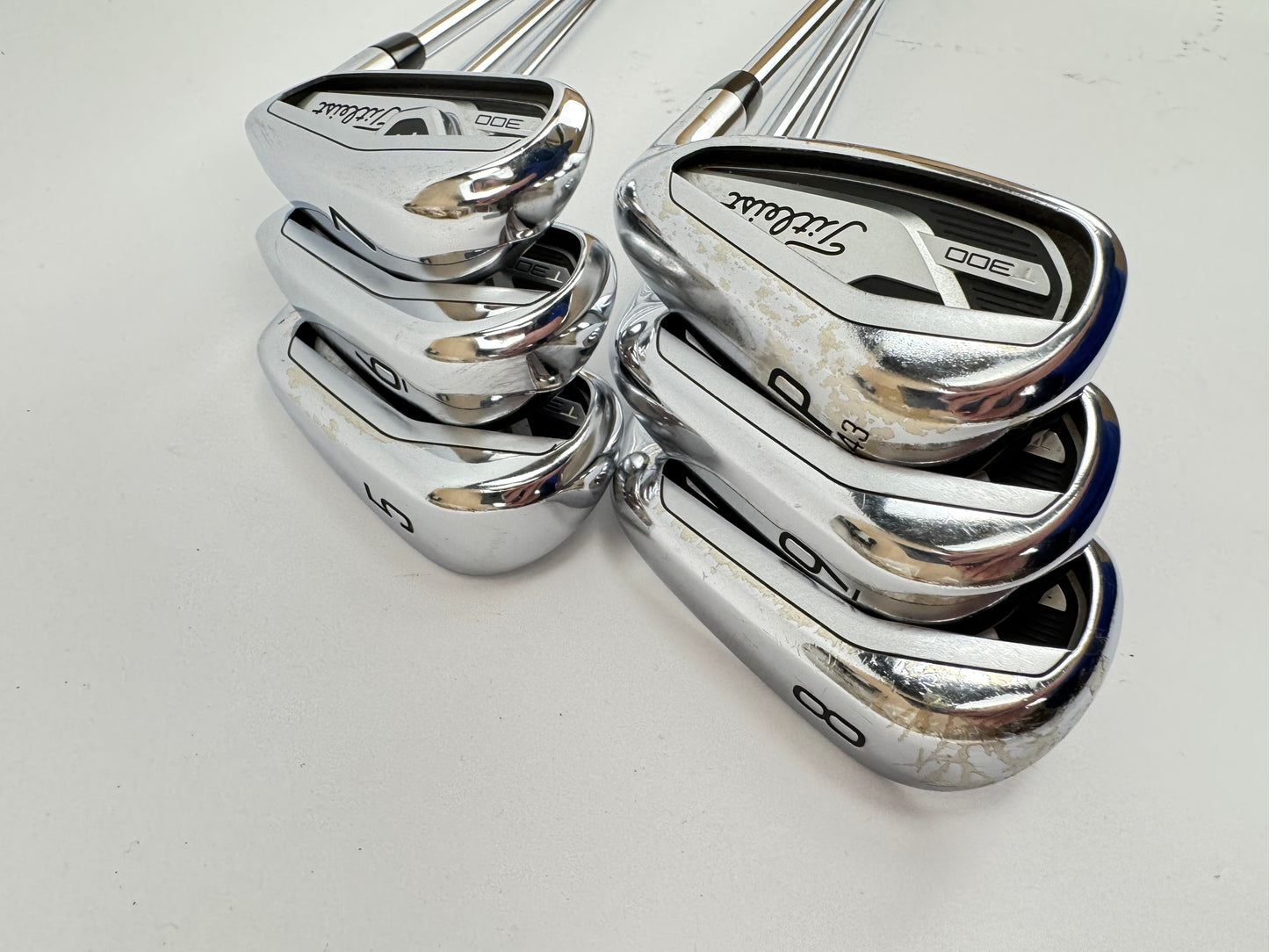 Titleist T300 2021 Irons 5-PW Project X 5.5 115G Regular Steel /New Grips /32449