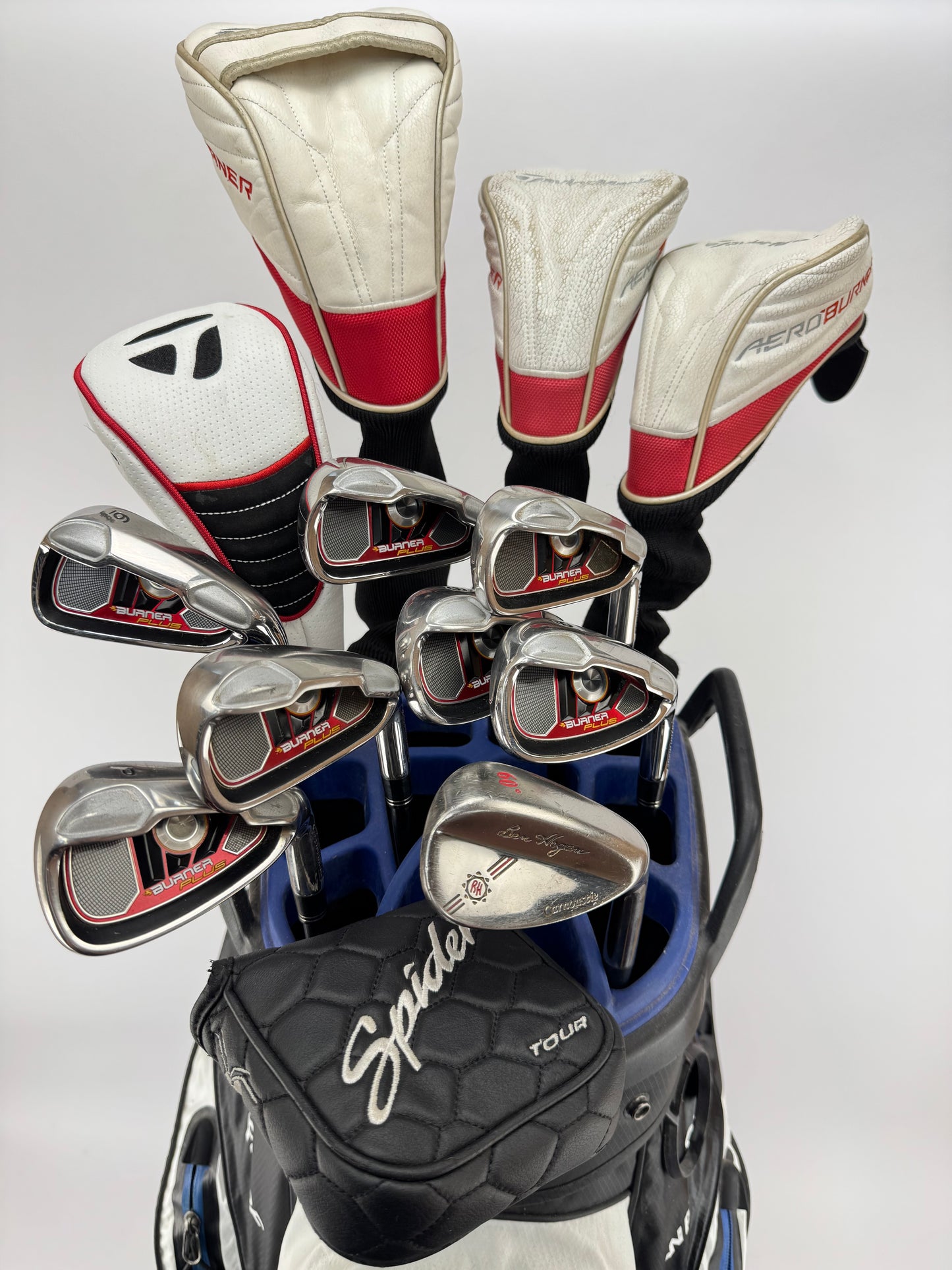 Taylormade Golf Mens Package Set 13 Clubs Regular Graphite /New Grips /Bag/34345