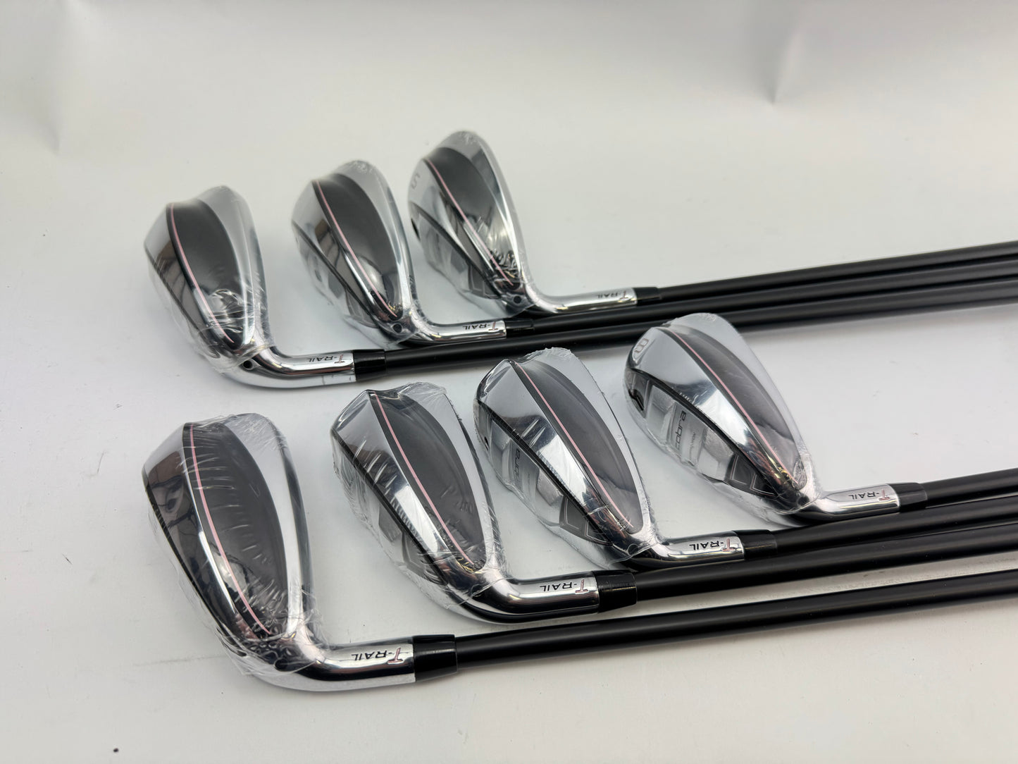 Cobra Ladies T Rail Irons 5-SW Left Handed KBS PGI Ladies Graphite /New /30236