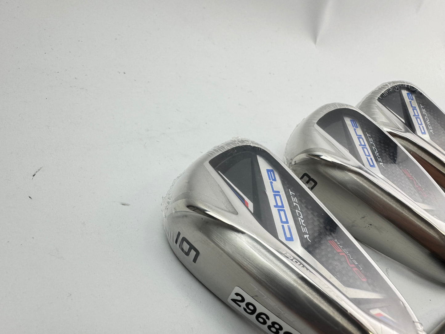 Cobra Aerojet One Length Irons 6,8+PW Left Handed KBS Regular Steel /New/30377
