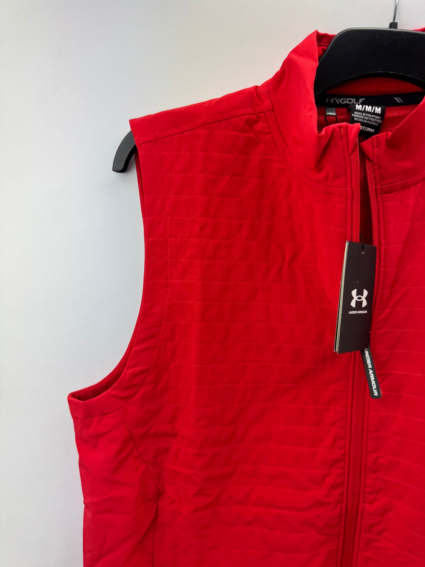 Under Armour Drive Pro Storm Gilet Lightweight Insulated UK Medium /Red /25212