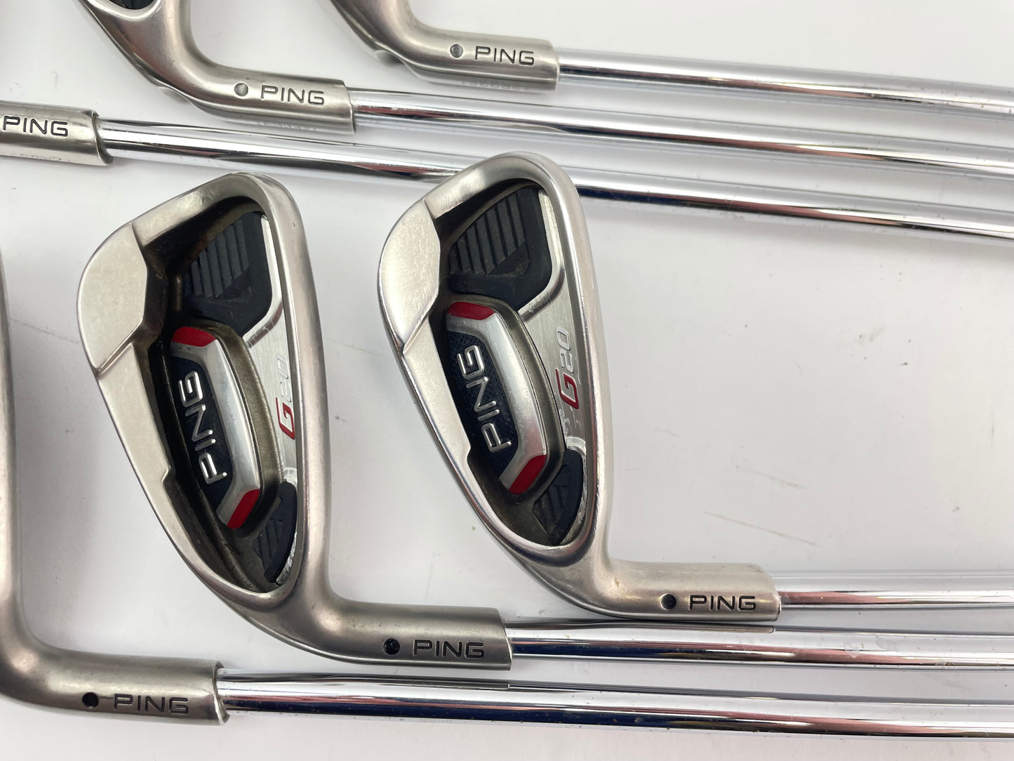 Ping G20 Iron Set 5-PW Left Handed Black Dot Senior Flex Steel /New Grips /25535