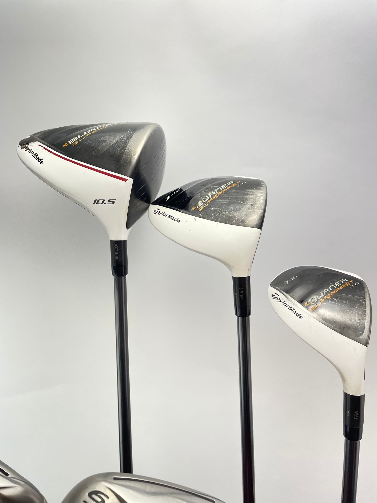 Taylormade Golf Package Set 11 Clubs Regular Flex /New Grips /Cart Bag /27341