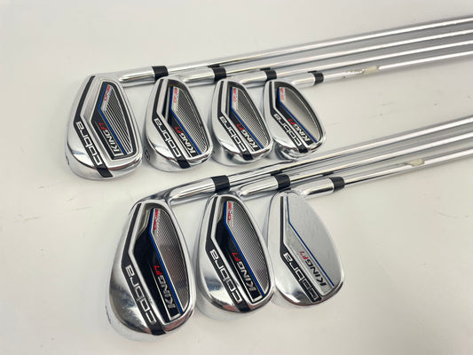 King Cobra F7 One Length Irons 5-PW+GW Regular Flex Steel /Right /Lamkin /26816