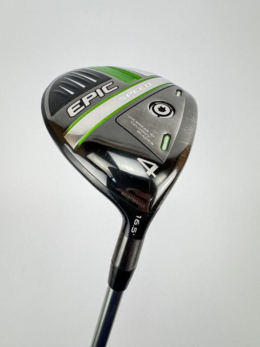 Callaway Epic Speed 4 Wood 16.5* UST Helium F4 Stiff Graphite /New Shaft /32429
