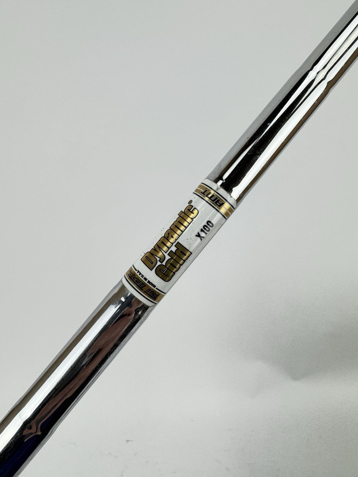 Dynamic Gold AMT Iron Shaft X100 Extra Stiff Steel 35.5 /0.355 Tapered /322520