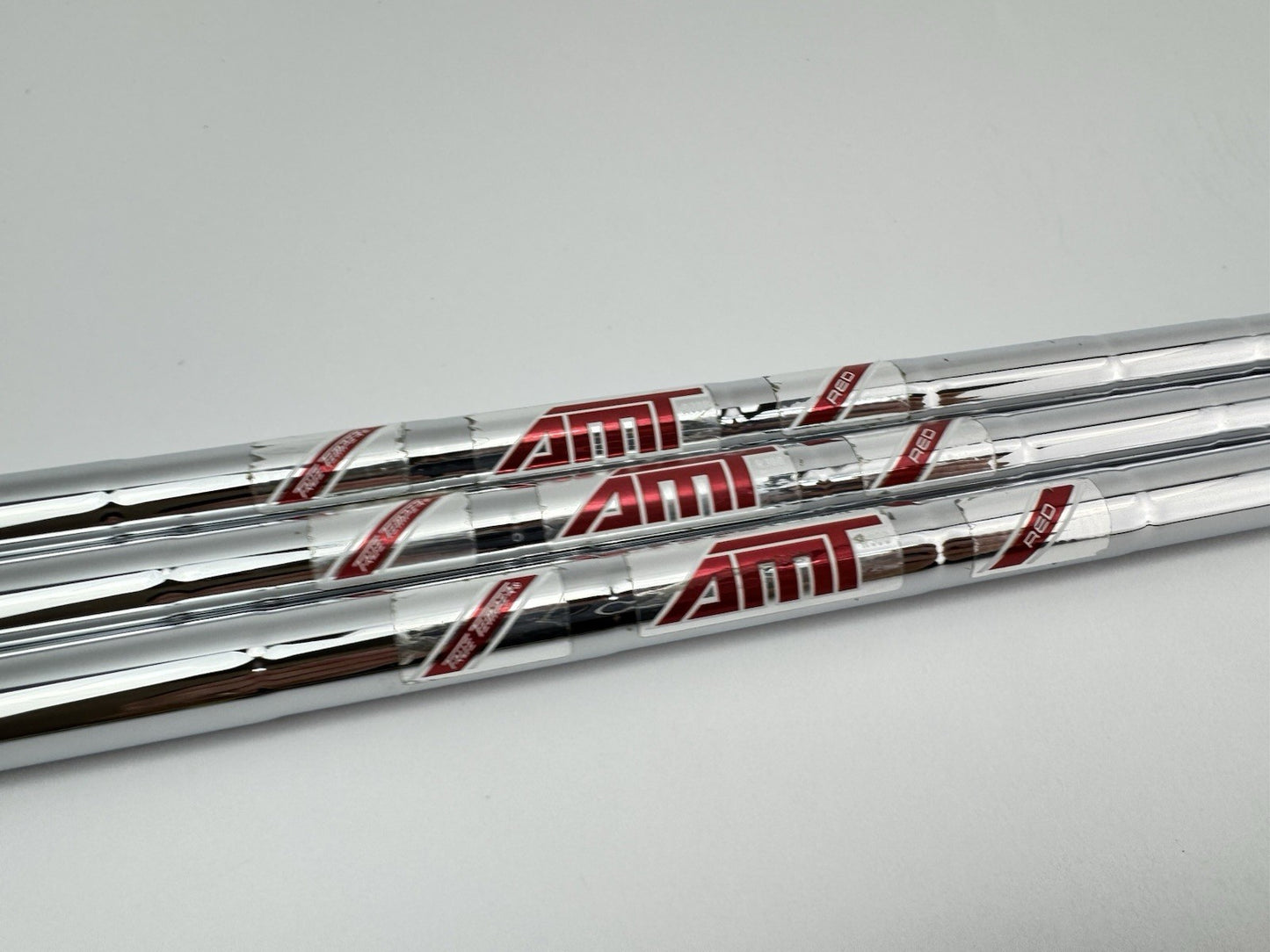 AMT Red Wedge Shaft Set (3) R300 Regular Flex Steel 0.355 Tapered /267172