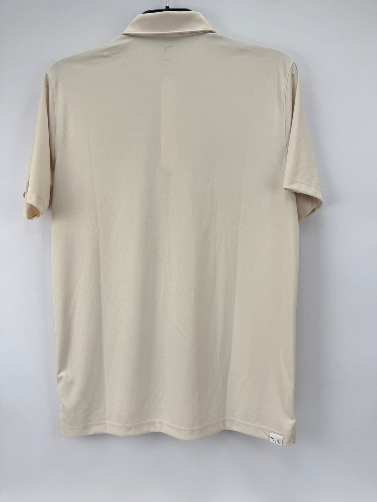 Puma Pure Polo LC Men's Size Large Light Beige Alpine Snow Golf Shirt/365066