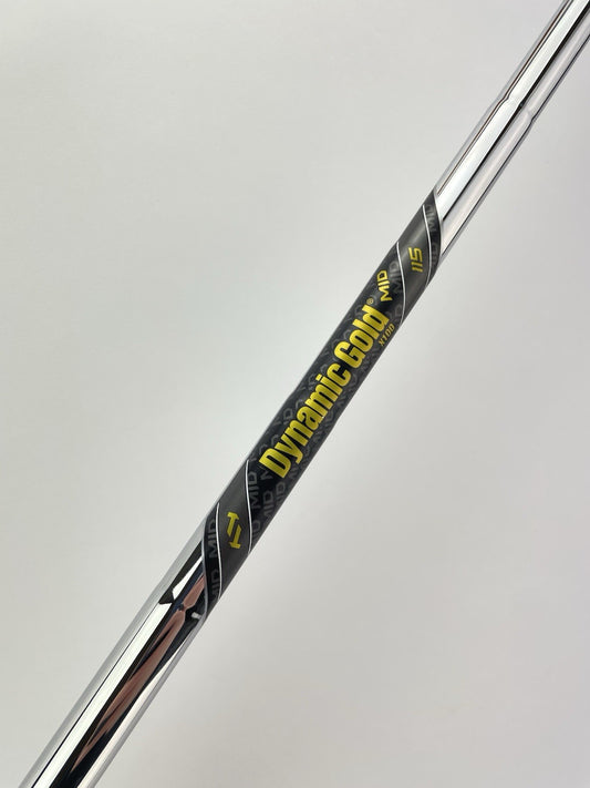 Dynamic Gold Mid 115 Iron Shaft X100 X Flex Steel 35.25” /0.355 Tapered /298930