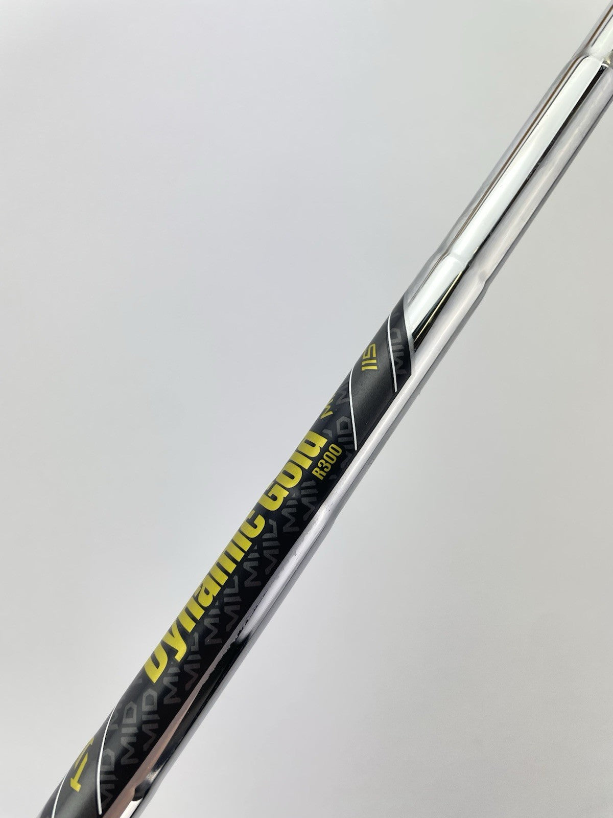 Dynamic Gold Mid Iron Shaft 115 Regular Flex Steel 35.25 /0.355 Tapered /297207