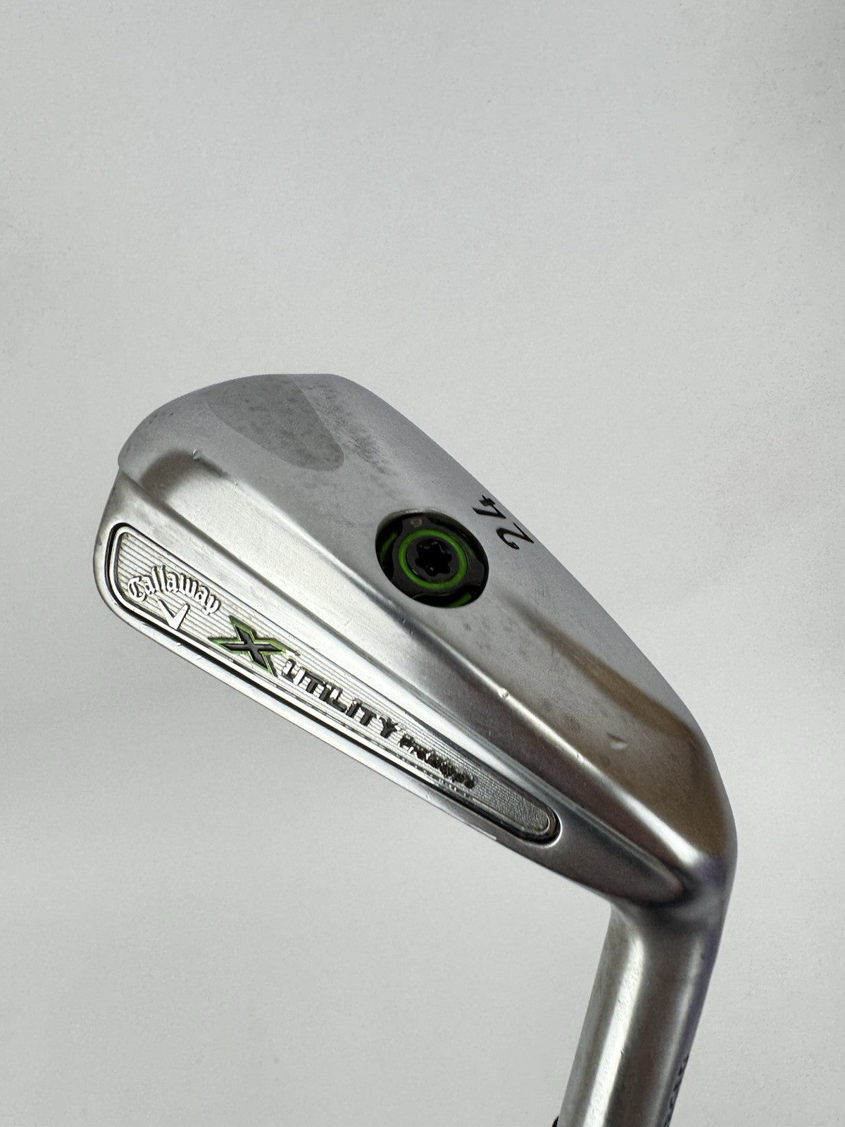 Callaway X Utility Iron 24* Prototype S300 Stiff Flex Steel +1” /Right /343151