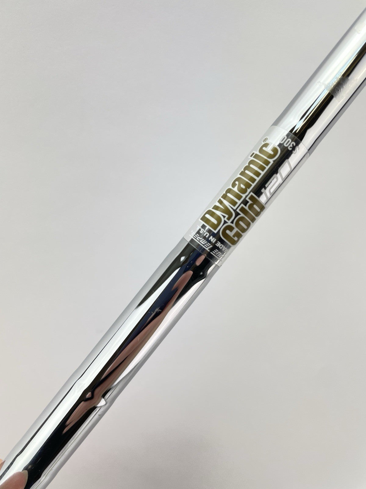 Dynamic Gold 120 Iron Shaft S300 Stiff Flex Steel 35.75 /0.355 Tapered /272121