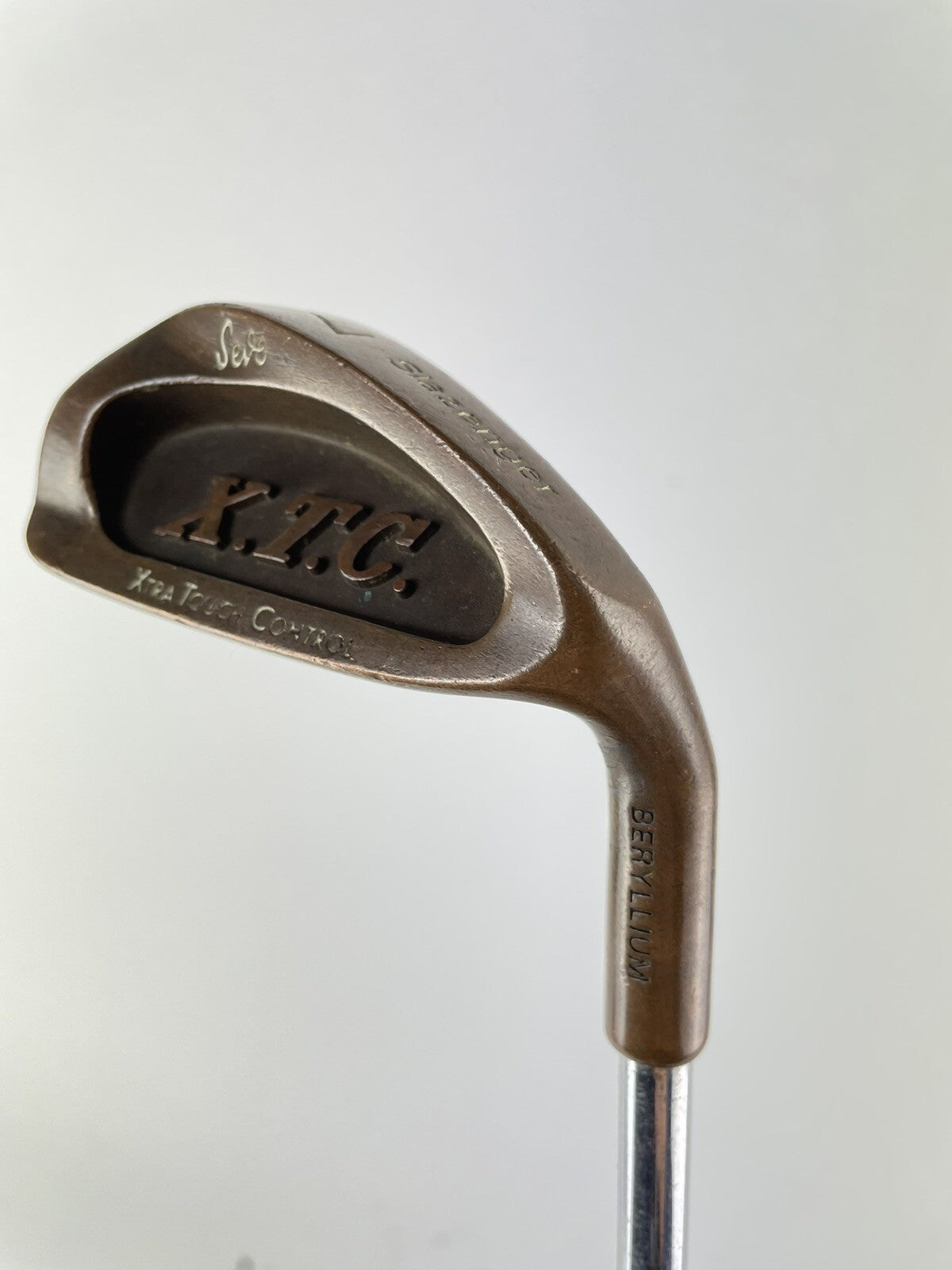 Slazenger XTC Beryllium 7 Iron Regular Steel /Right Handed /New Grip /129080