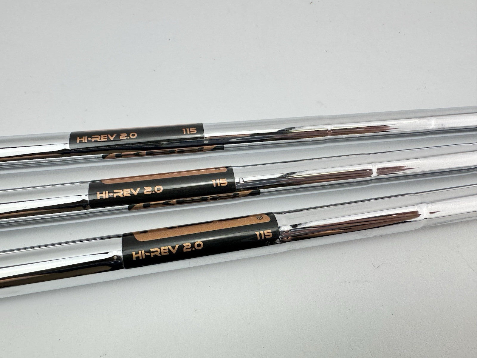 KBS Hi-Rev 2.0 Wedge Shaft Set (3) 115 Wedge Flex Steel 0.355 Tapered /292675