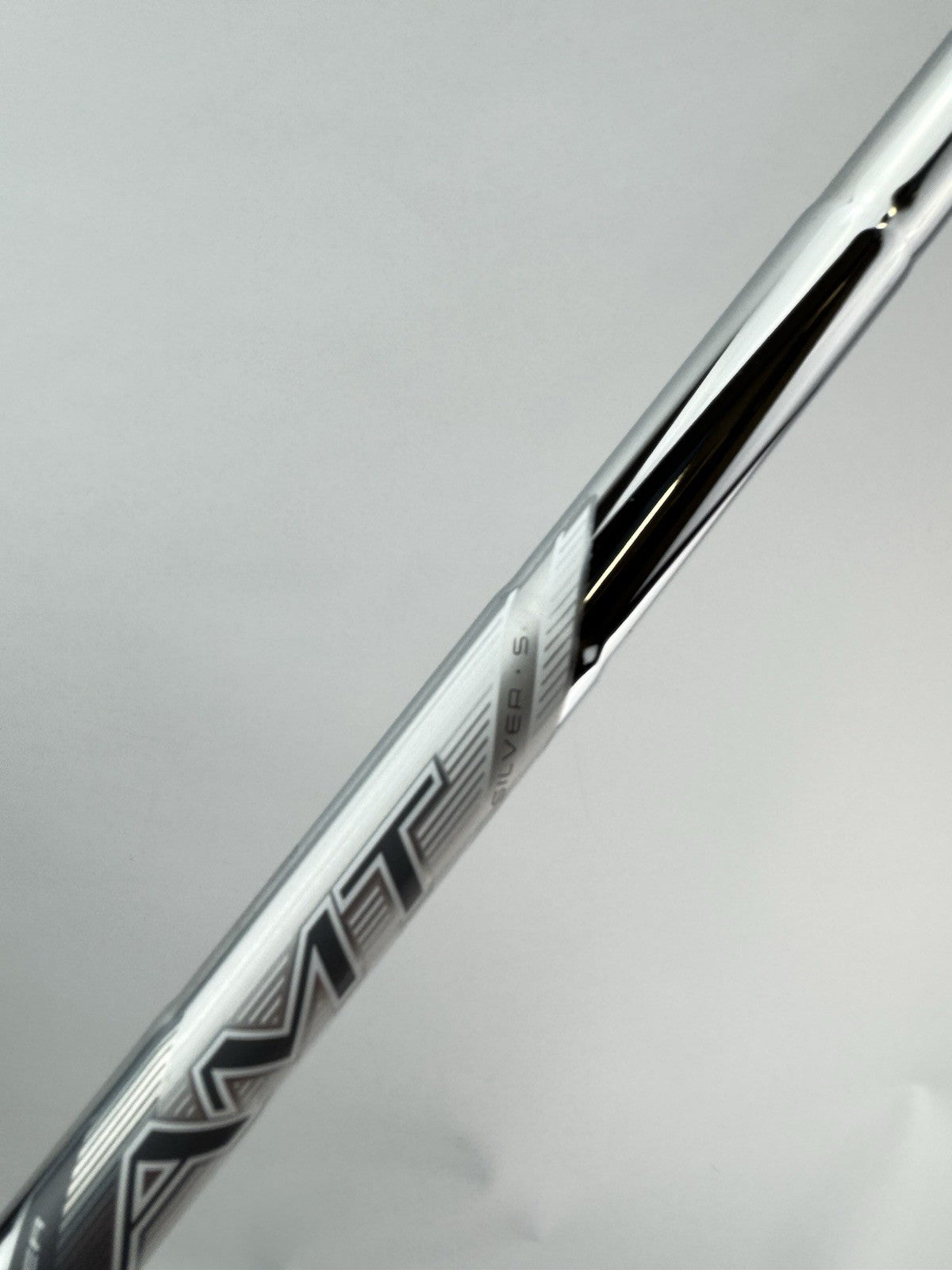 True Temper AMT Silver Iron Shaft Stiff Steel 35.5” /0.355 Tapered /314805