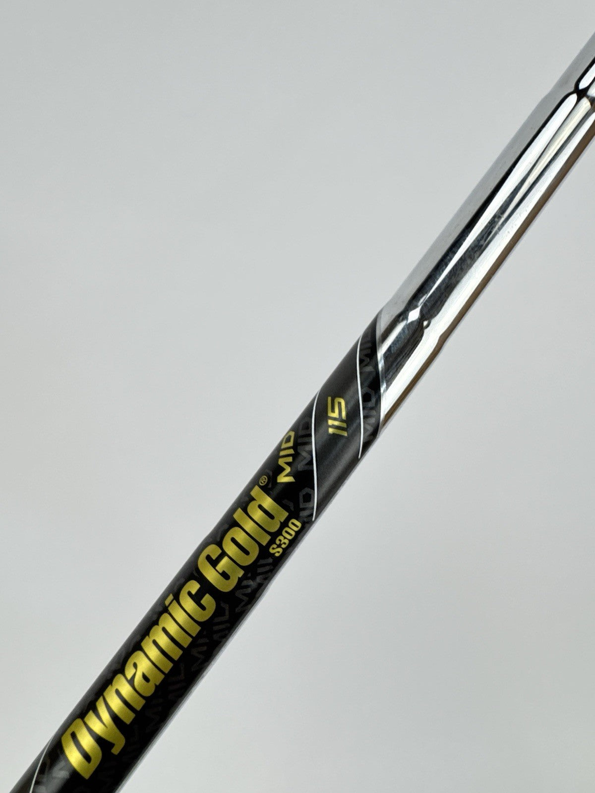 Dynamic Gold 115 Iron Shaft Mid S300 Stiff Flex Steel 36”/0.355 Tapered/332736