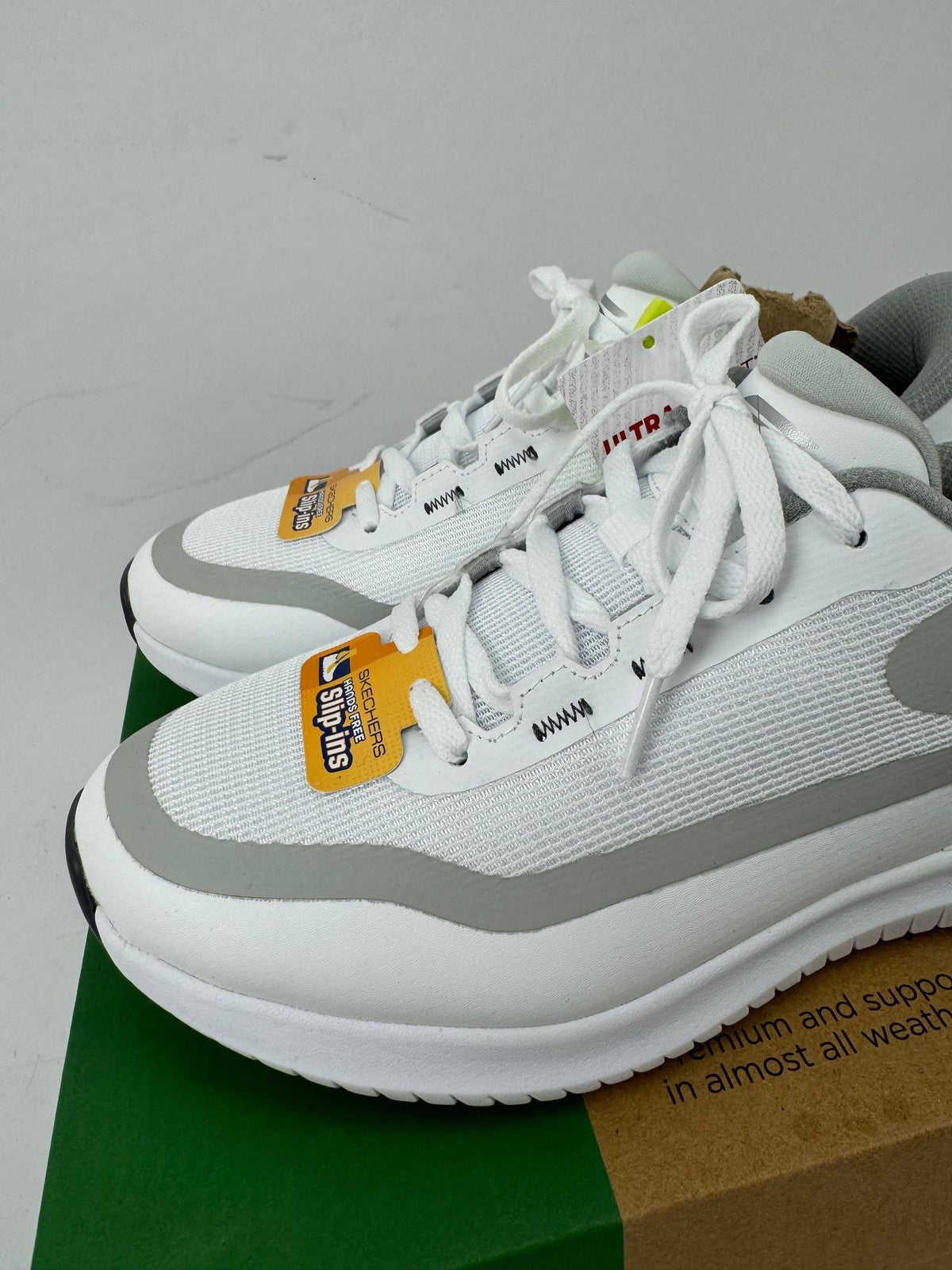 Skechers Go Golf Flight Men's Golf Shoes Size UK 7 White Slip Ins/350003