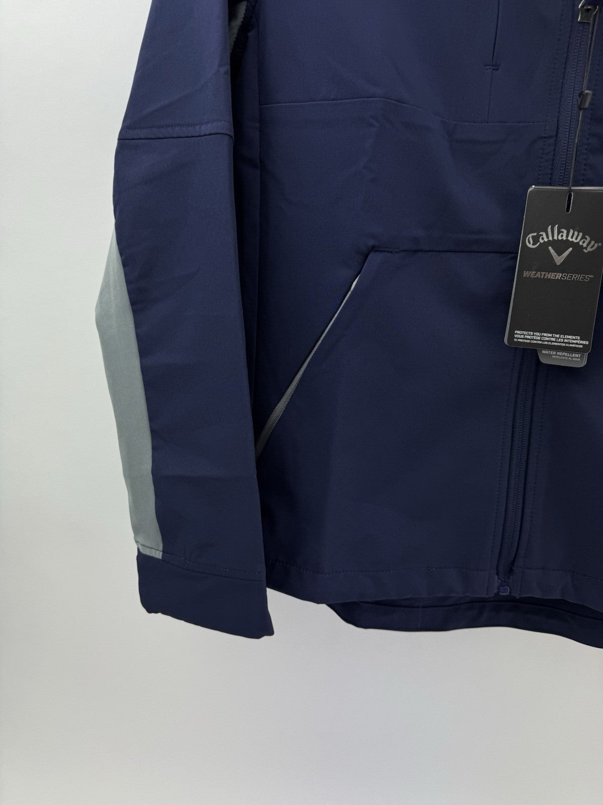 Callaway Golf Windproof Jacket Mens Full Zip Weather Series UK Small /New /244771