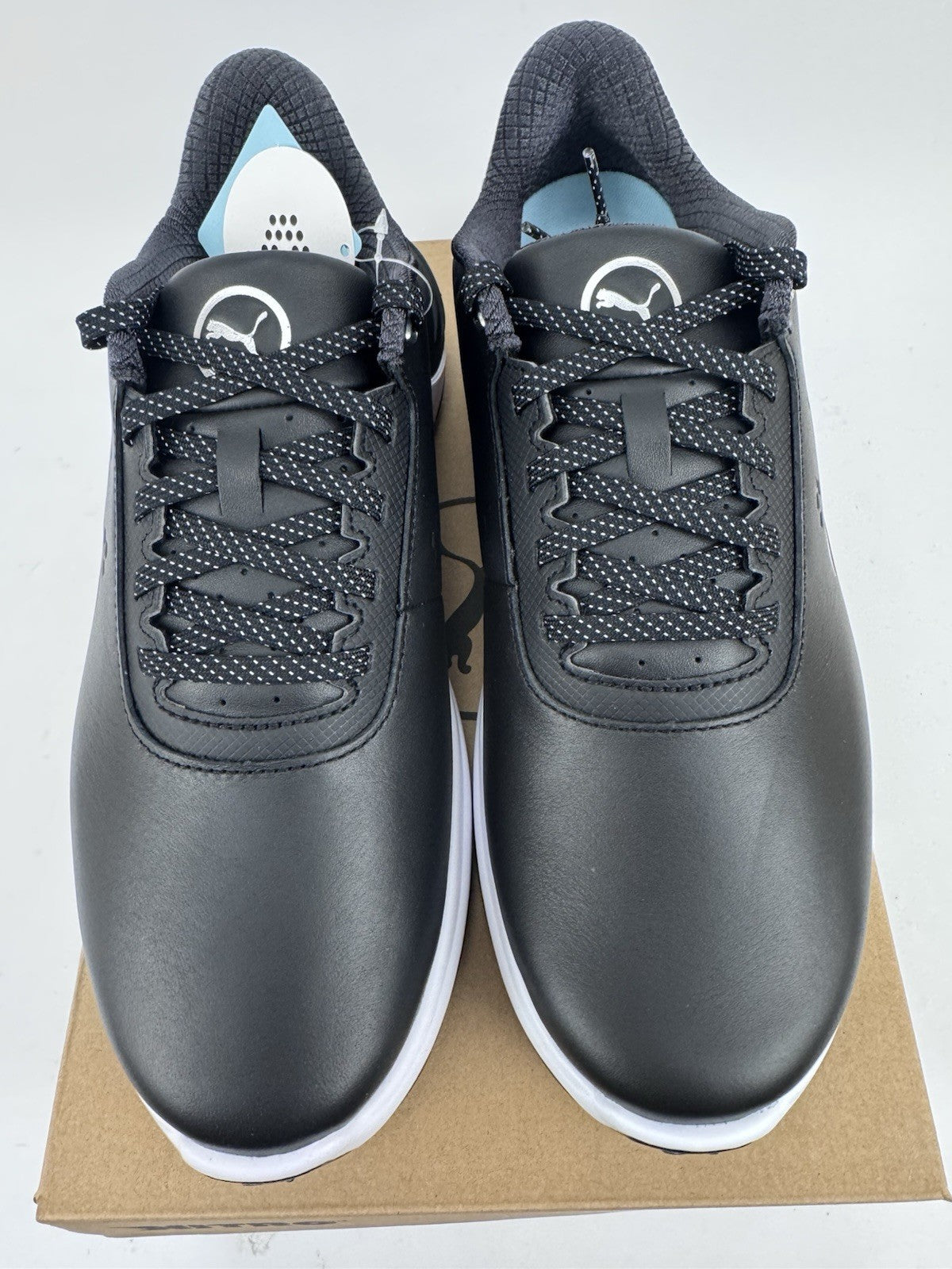 Puma Phantomcat Nitro Men's Golf Shoes Size UK 8 Black Silver Yellow/320193