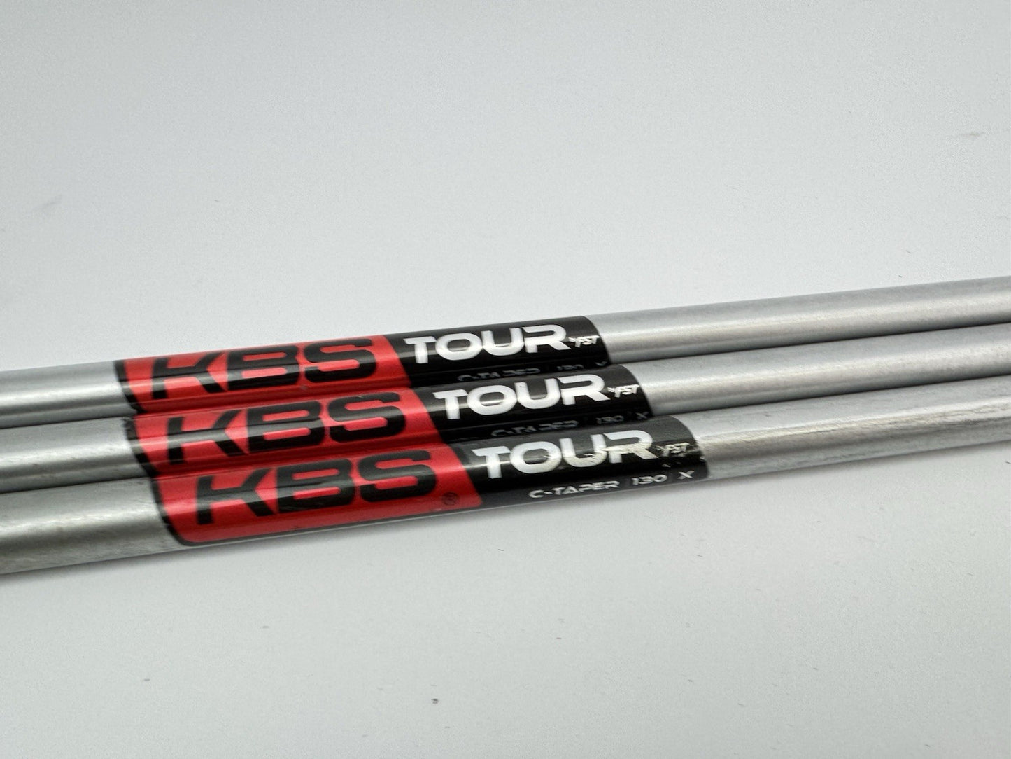 KBS Tour C-Taper Wedge Shaft Set (3) 130 Extra Stiff Steel 0.355 Tapered /307183