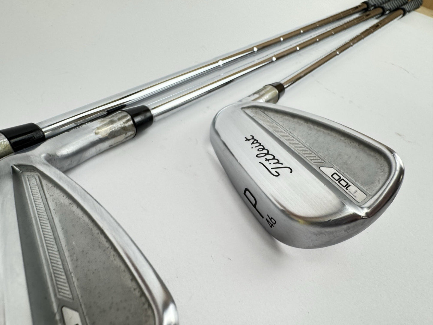 Titleist T100 Irons 6,8+PW DG Mid 115 S300 Stiff Steel /New Shafts + Grips/325766