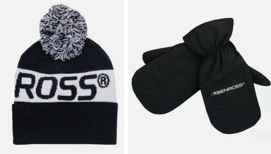 Benross Golf Winter Pack Golf Beanie Hat Winter Mitts Gloves L/XL /Brand New0