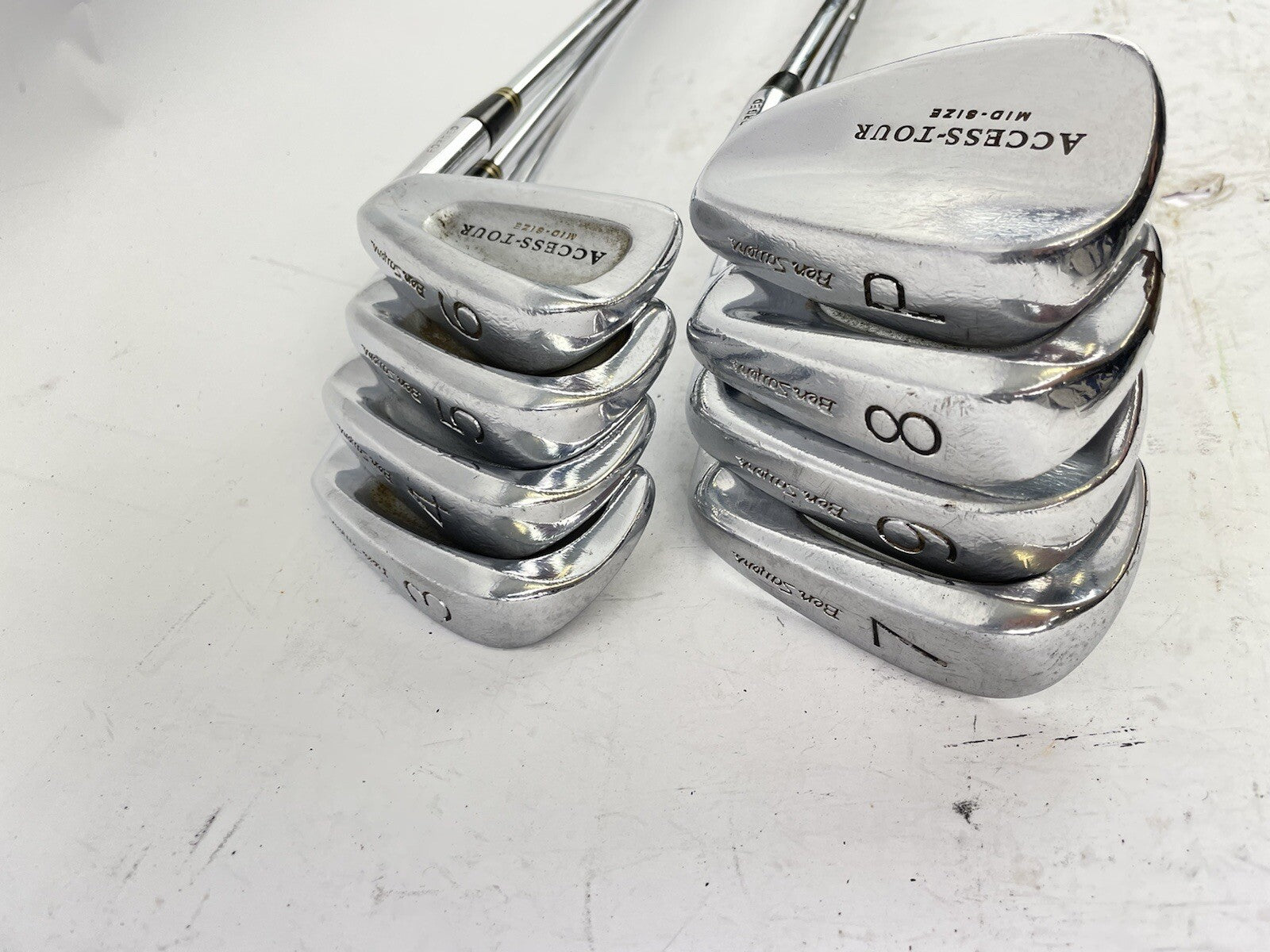 Ben Sayers Access-Tour Irons 3-PW S300 Stiff Steel /New Grips /333610