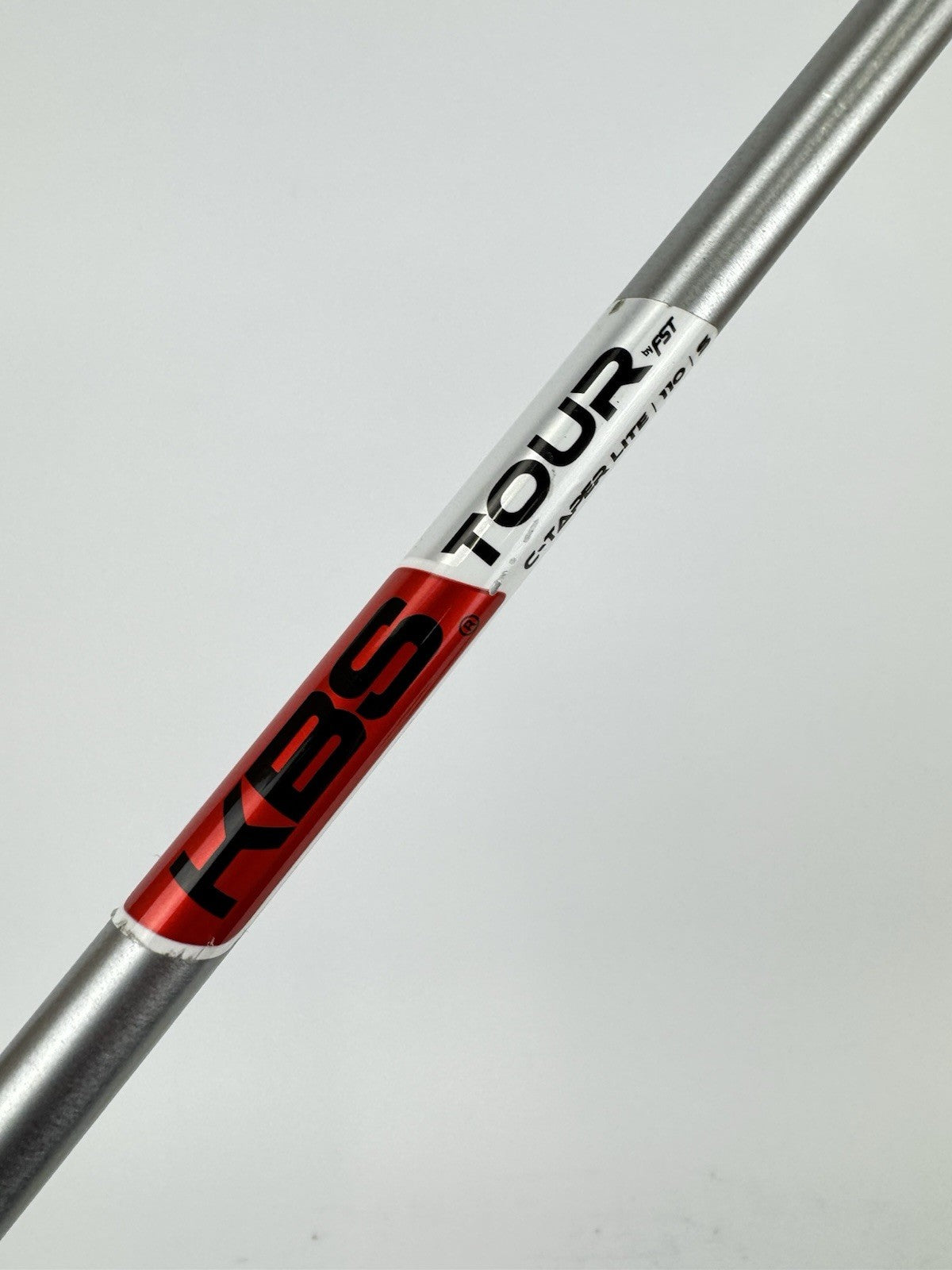 KBS Tour C-Taper Lite Iron Shaft 110 Stiff Flex Steel 35.5”/0.355 Tapered/318730