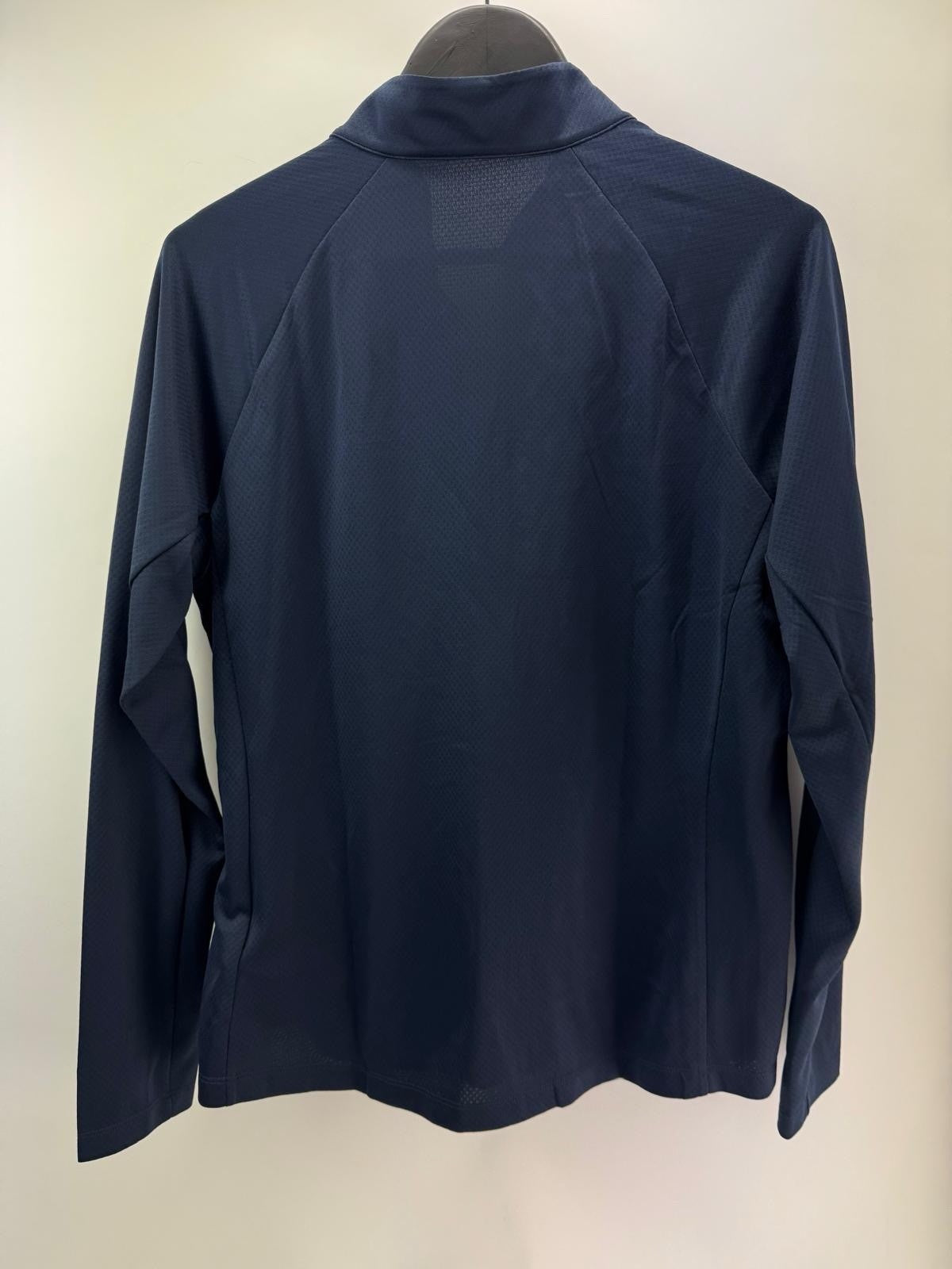 Womens Puma Lightweight Full Zip Knitted Golf Jacket Deep Navy Size L/ 300808