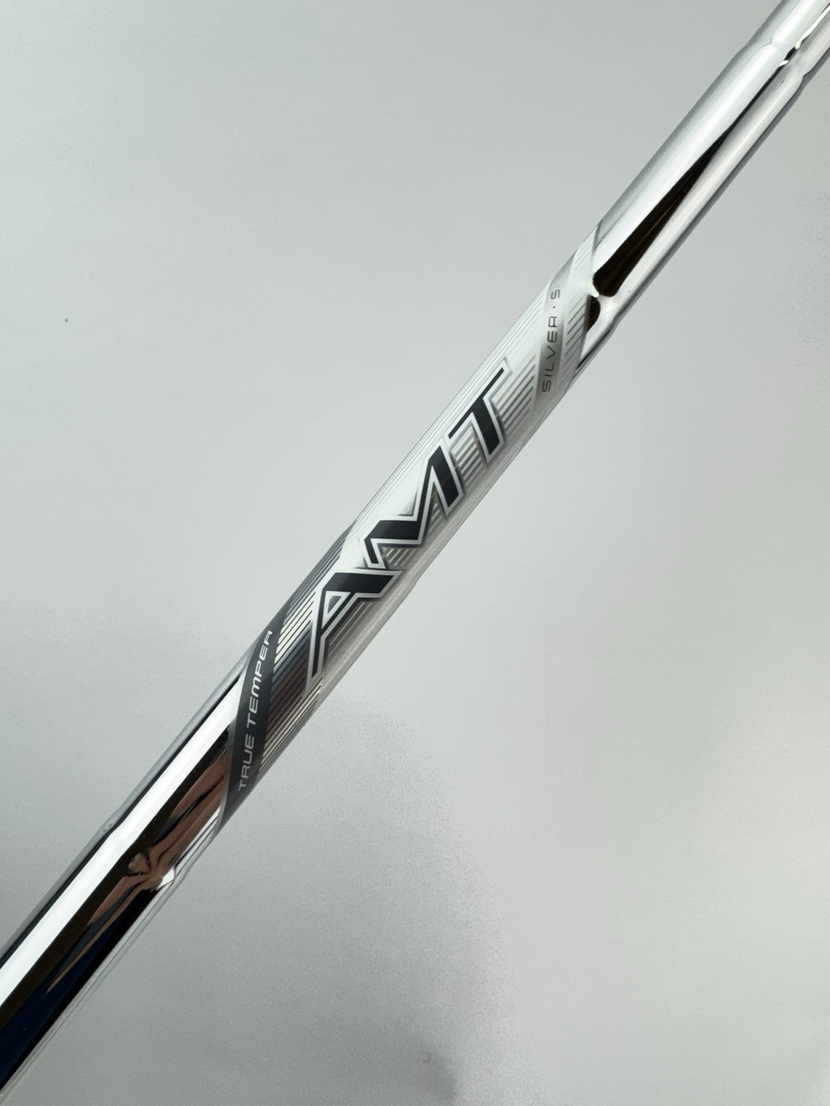 True Temper AMT Silver Iron Shaft Stiff Steel 35.5” /0.355 Tapered /314800