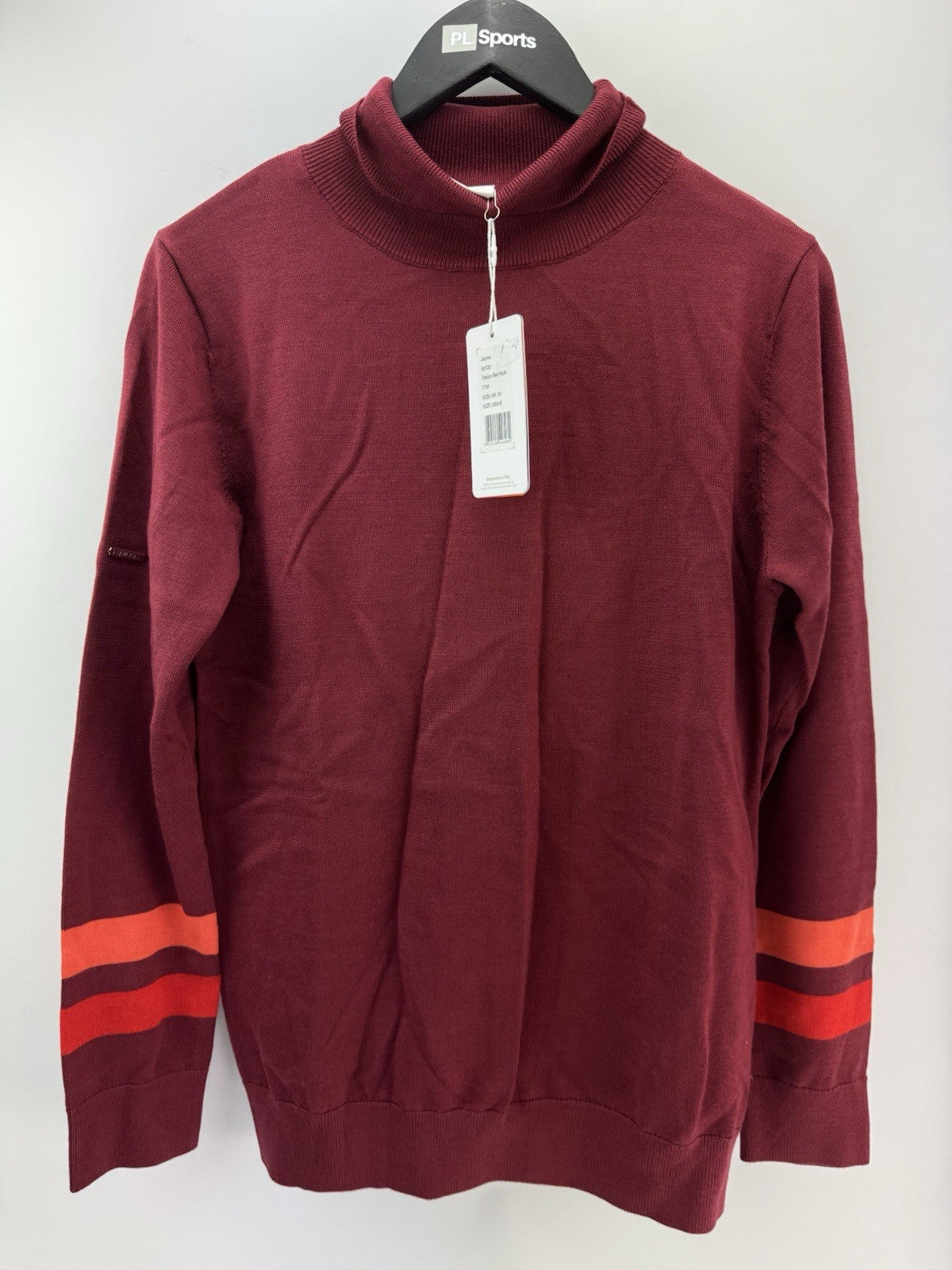 Ping Ladies Pullover Jeanie Roll Neck Long Sleeve UK 10 /Merino Wool /New /300700