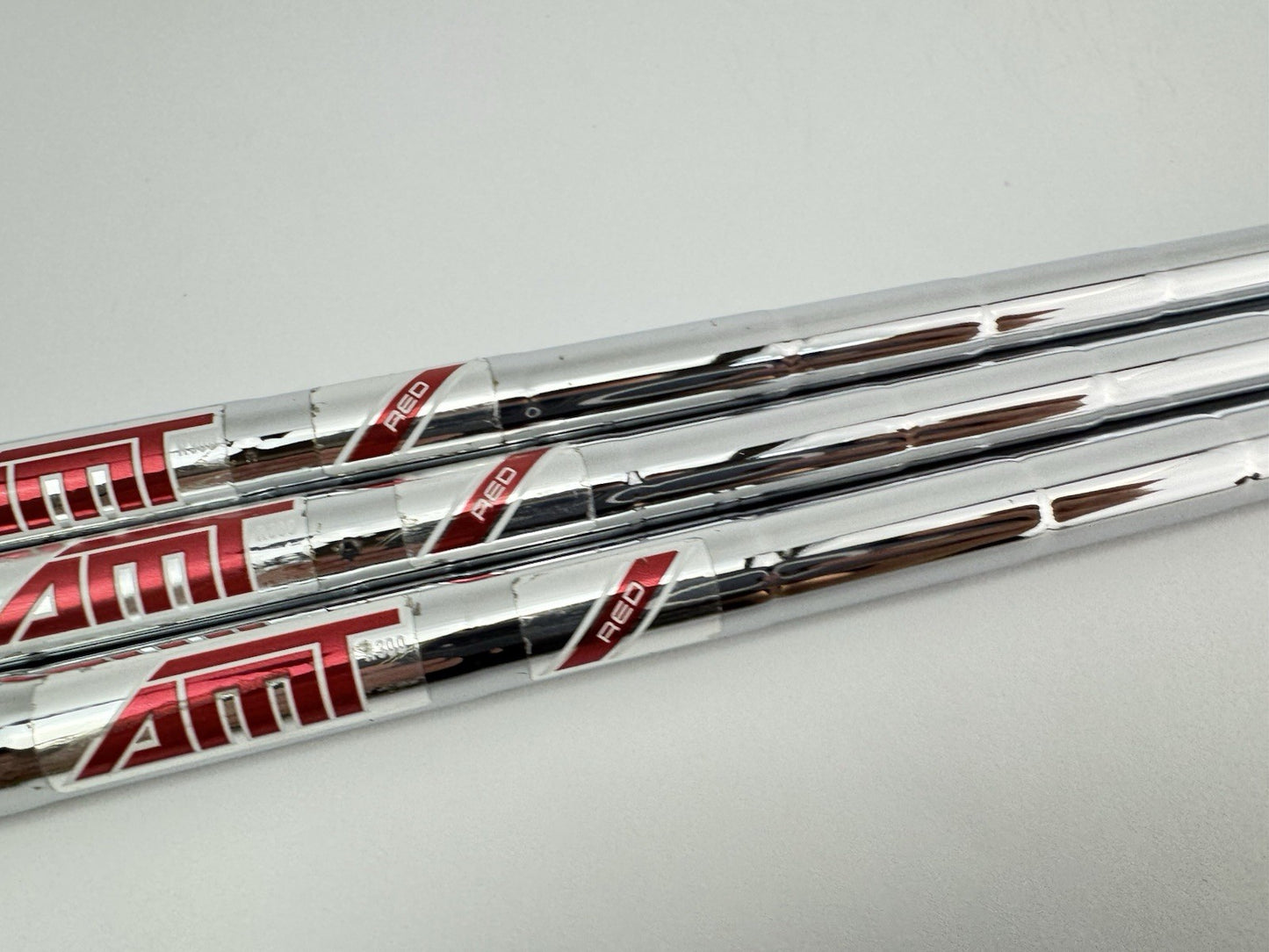 AMT Red Wedge Shaft Set (3) R300 Regular Flex Steel 0.355 Tapered /267175