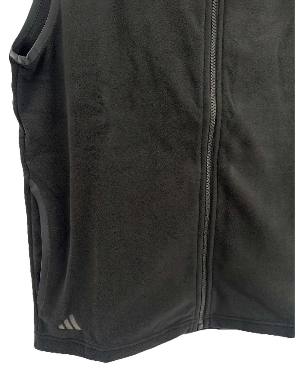 Adidas Ultimate365 Hoodie Vest Men's Size Small Black Fleece Sleeveless /327303
