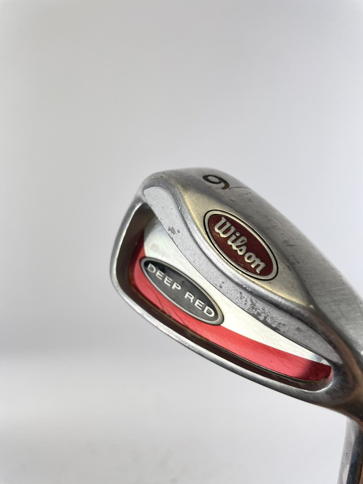 Wilson Deep Red 6 Iron Regular Flex Steel /Right /New Grip /23022