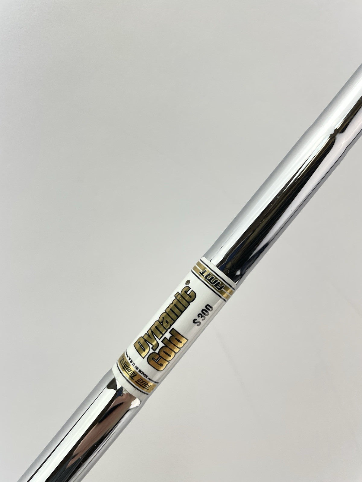 Dynamic Gold AMT Iron Shaft S300 Stiff Flex Steel 35.5” /0.355 Tapered /271295