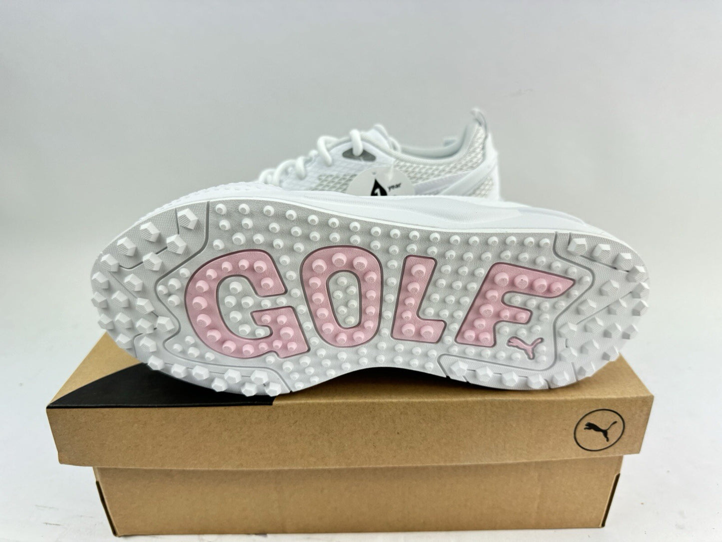 Puma GS-X Efekt Golf Shoes Womens UK 6 /White/Pink /Spikeless /New In Box /201273