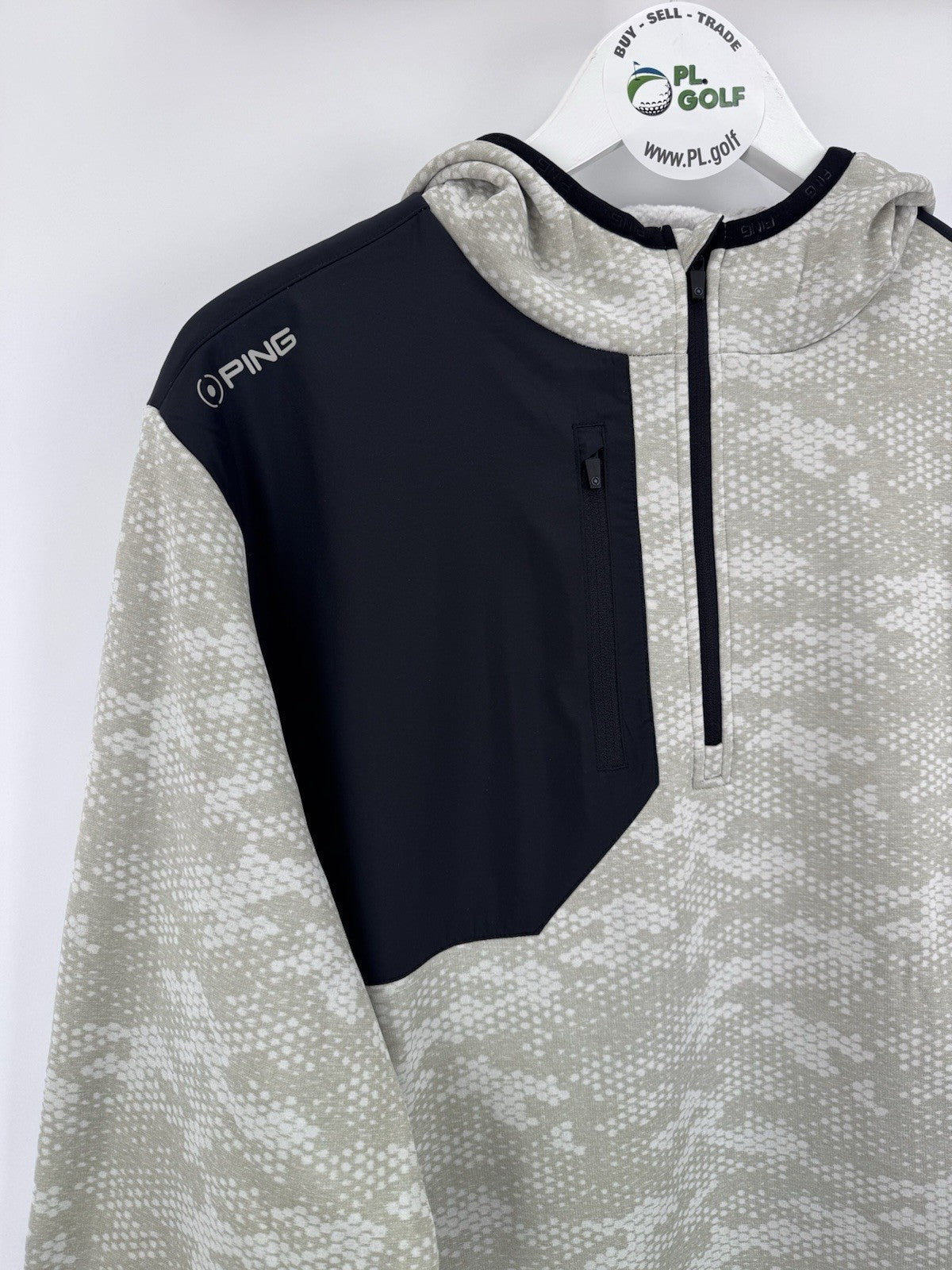 PING Nexa P03767 Hoodie Men's Size Medium Willow Black Stretch Thermal/313371