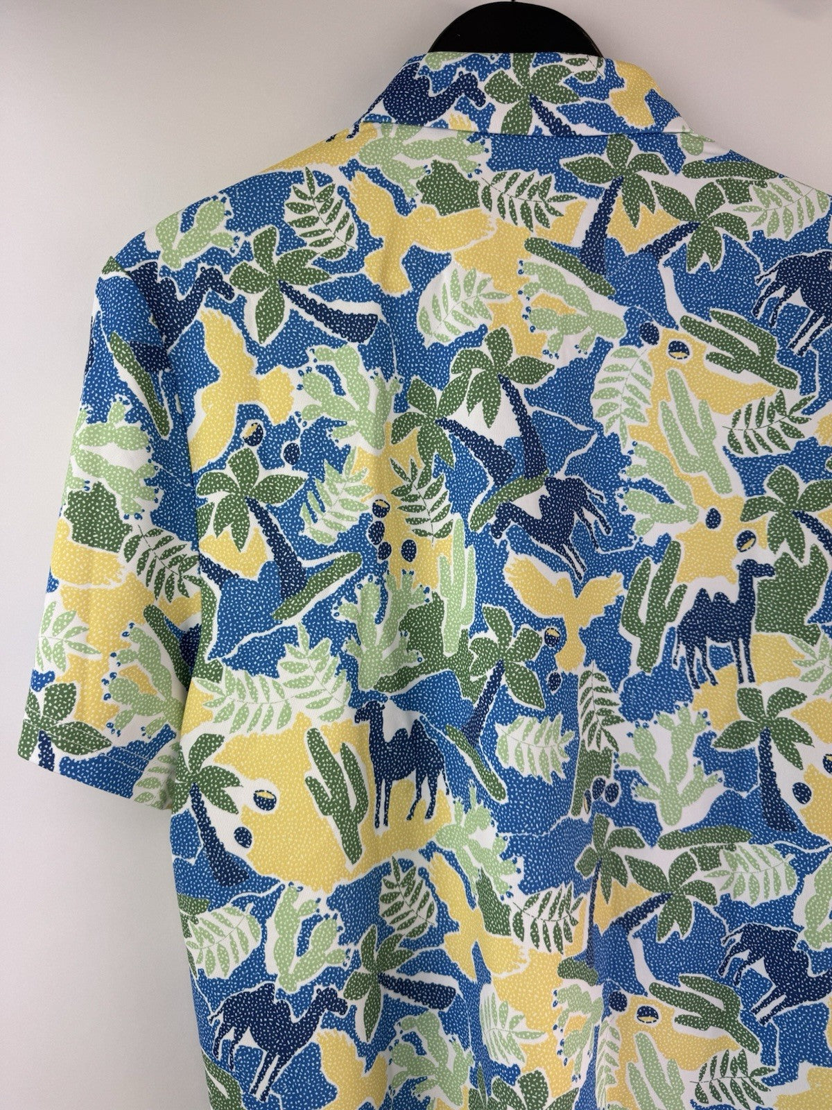 Men’s Original Penguin All Over Ibiza Print Golf Polo Shirt Size UK Small/ 3113310