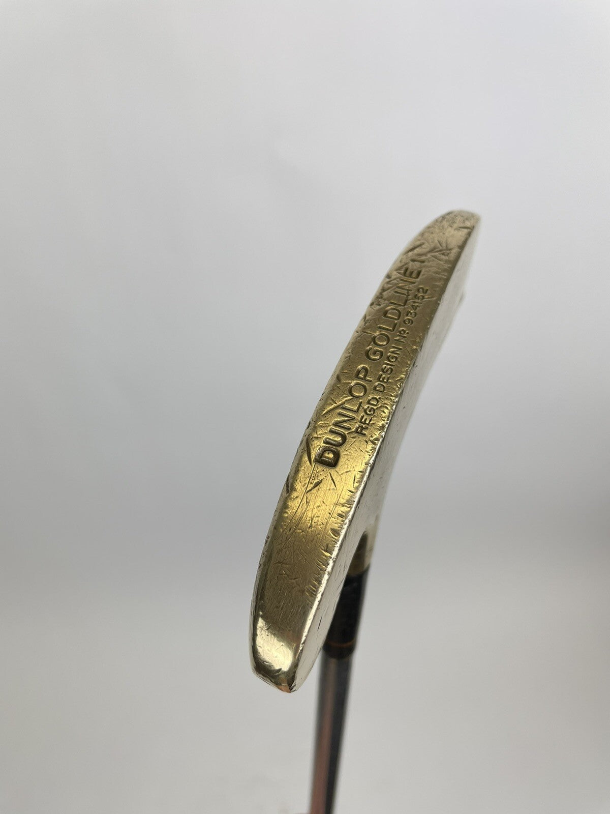 Dunlop Goldline Brass Putter Blade 35” Steel /Right /New Grip1