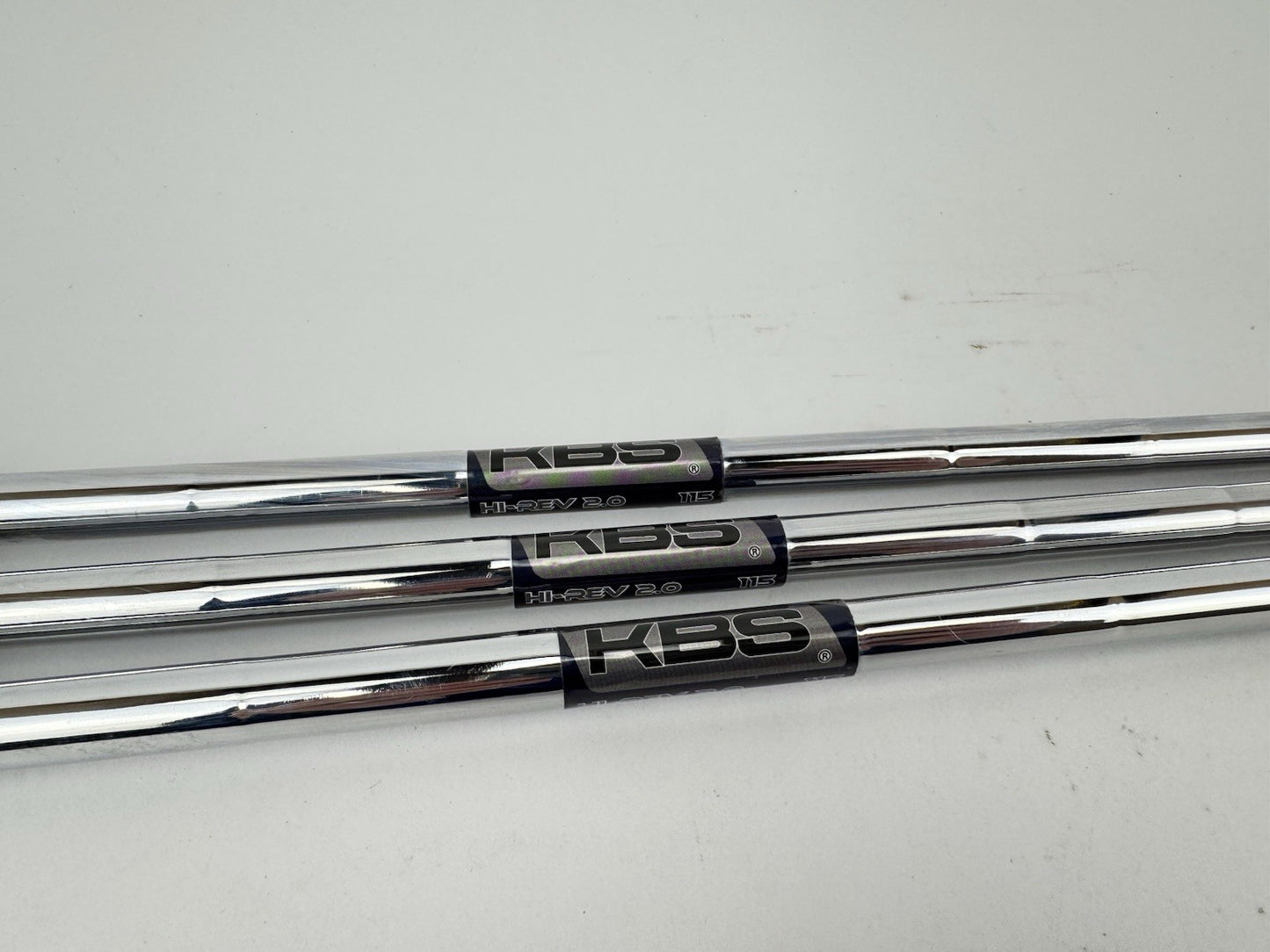 KBS Hi-Rev 2.0 Wedge Shaft Set (3) 115 Wedge Flex Steel /0.355 Tapered /319450