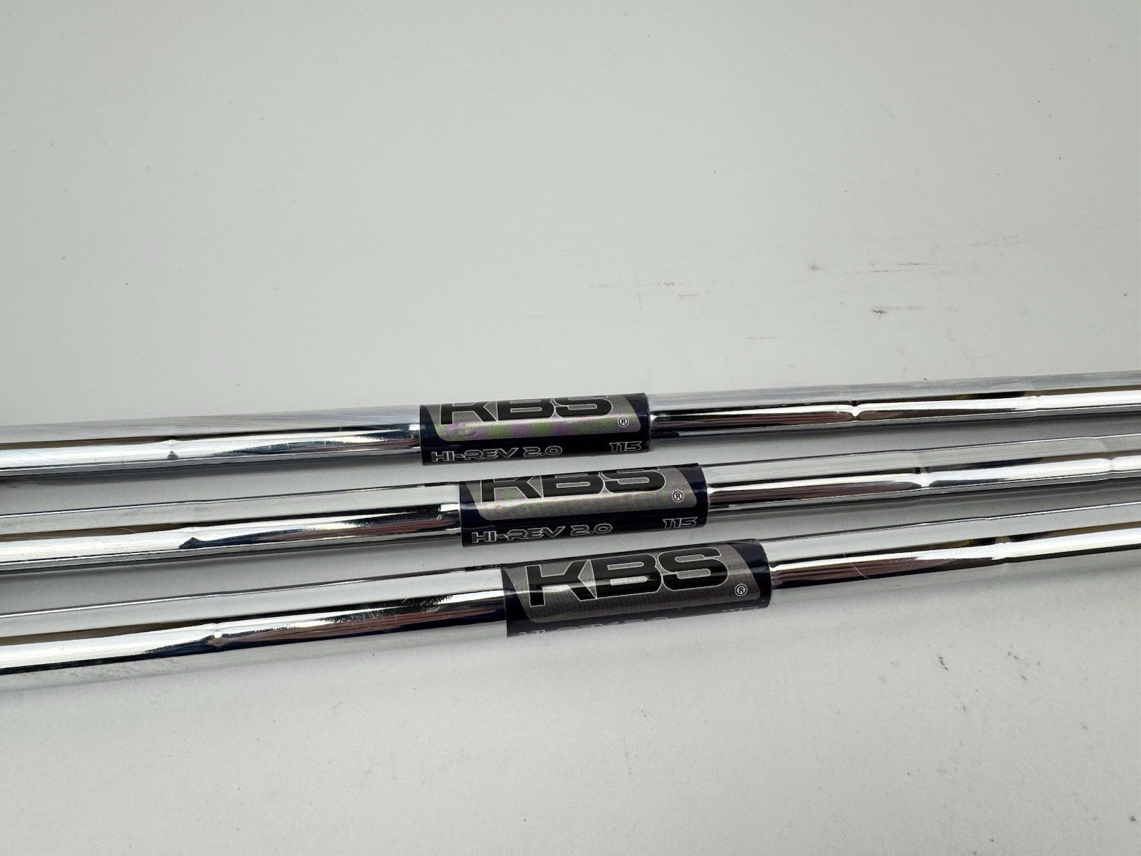 KBS Hi-Rev 2.0 Wedge Shaft Set (3) 115 Wedge Flex Steel /0.355 Tapered /319450