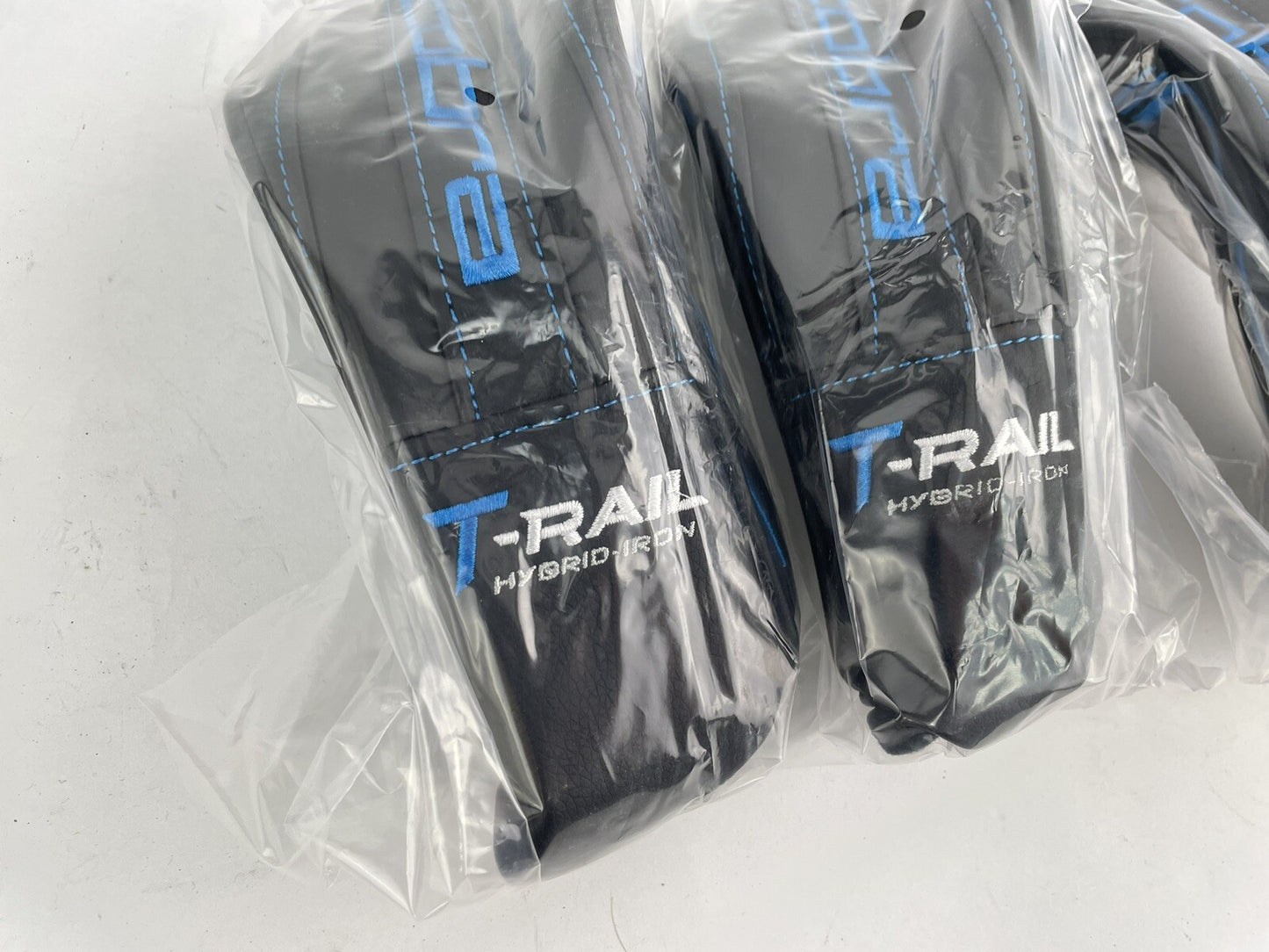 Cobra T-Rail Hybrid Headcover Set (3) Headcovers Only /Black /Blue /Brand New2